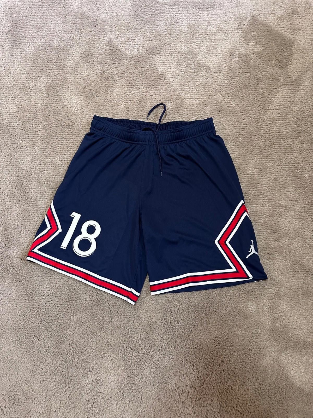 Nike Jordan Paris Saint Germain Stadium Shorts #18 Sz M Size US 32 / EU 48 - 1 Thumbnail