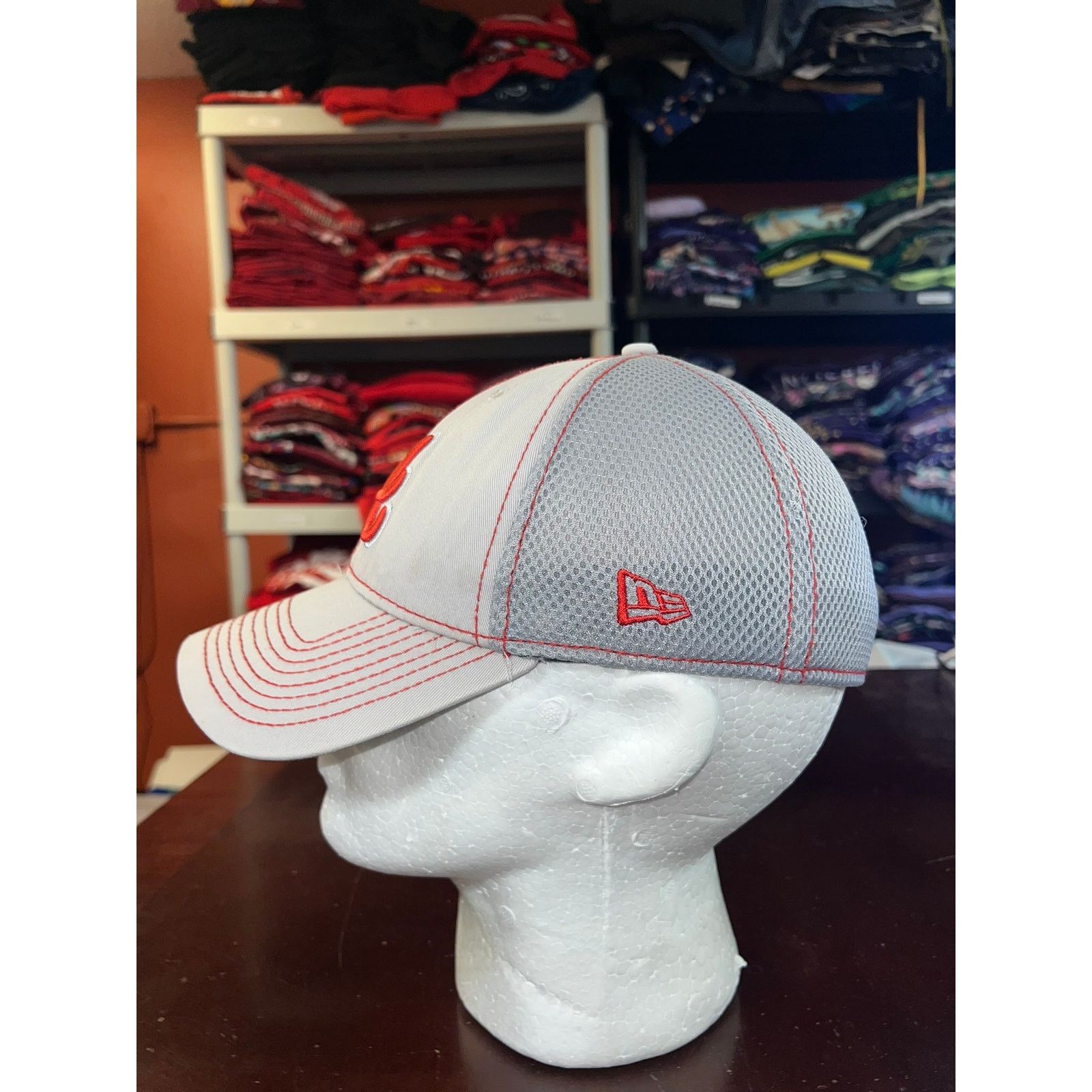 New Era Atlanta Braves White Hat New Era Team Neo MLB Baseball Cap Size ONE SIZE - 3 Thumbnail