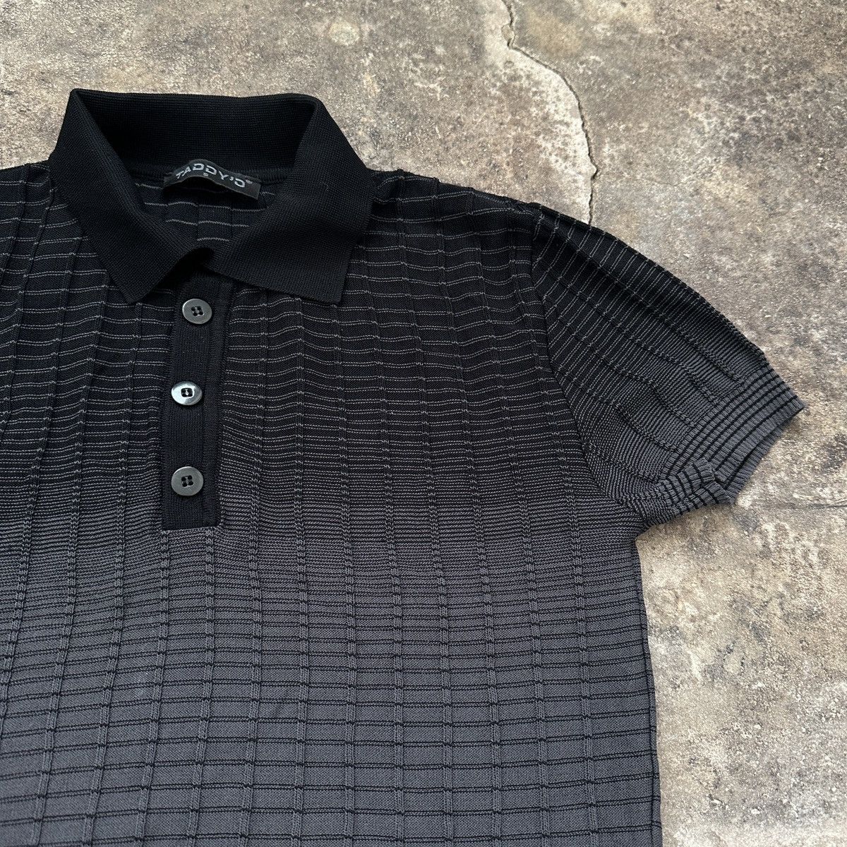 Vintage Vintage Teddy's Japanese Texture Gradient Polo T-Shirt Size S / US 4 / IT 40 - 4 Thumbnail