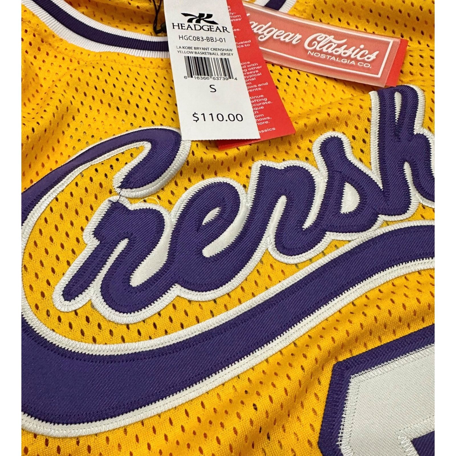 Other Kobe Bryant #8 X Nipsey Hustle Crenshaw Basketball Jersey Size US L / EU 52-54 / 3 - 4 Thumbnail