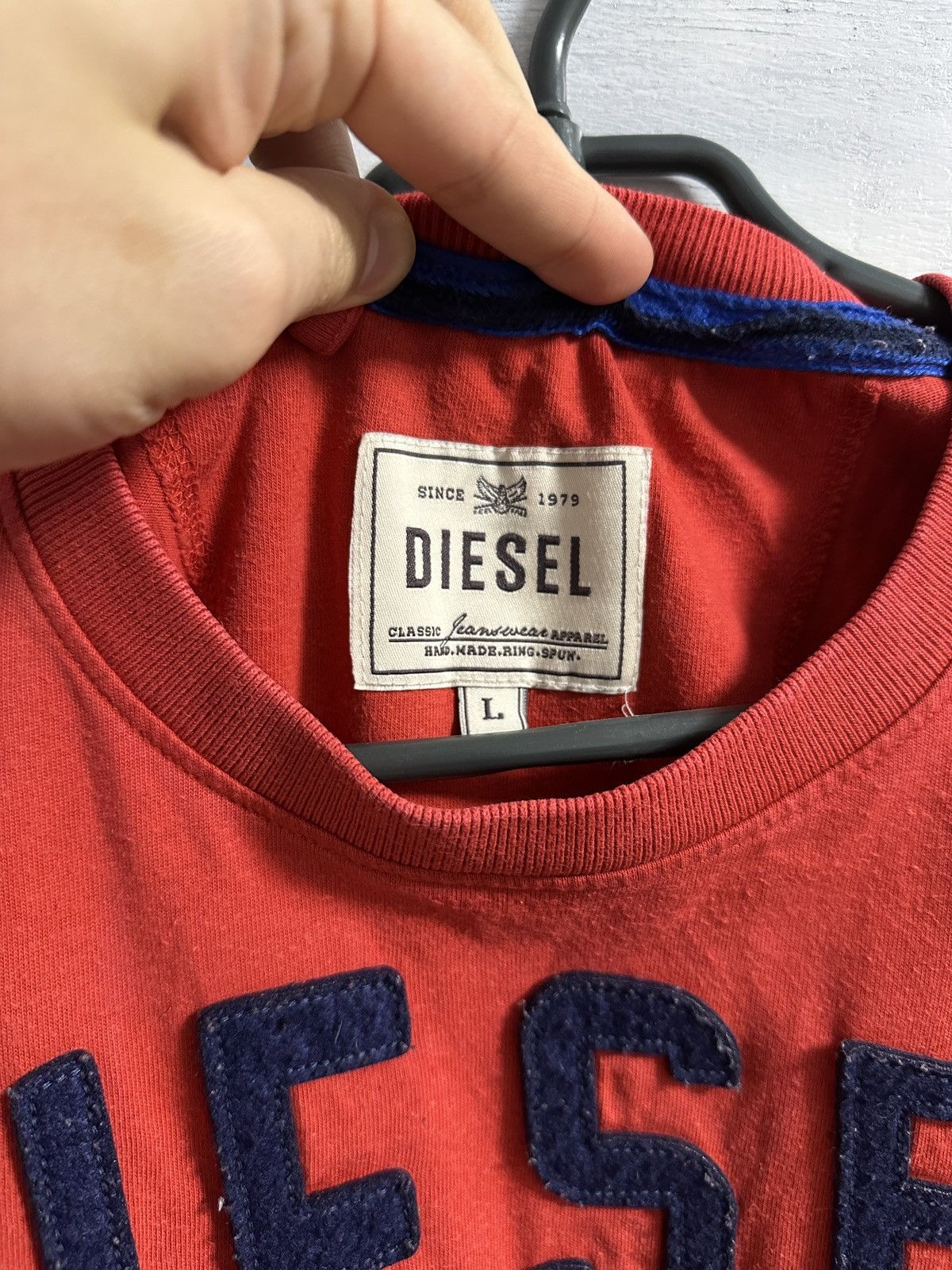 Diesel Rare Vintage T-Shirt Diesel Big Logo Y2K Size US L / EU 52-54 / 3 - 5 Thumbnail
