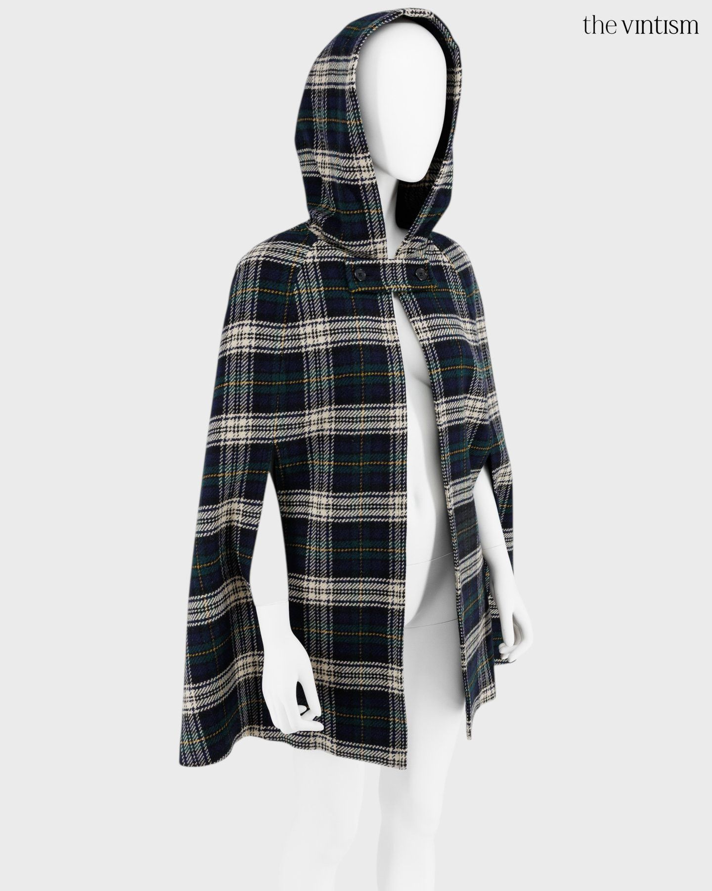 Saint Laurent Paris Saint Laurent by Hedi Slimane F/W 2014 Runway Pure Wool Cape Size S / US 4 / IT 40 - 1 Thumbnail