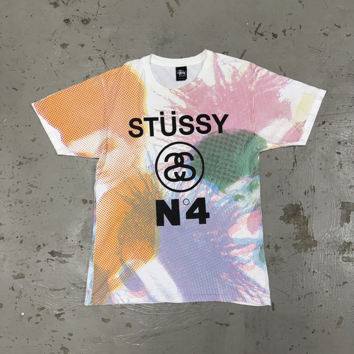 Stussy Stussy Big Head Trippy Tee Aop Size US M / EU 48-50 / 2 - 1 Thumbnail