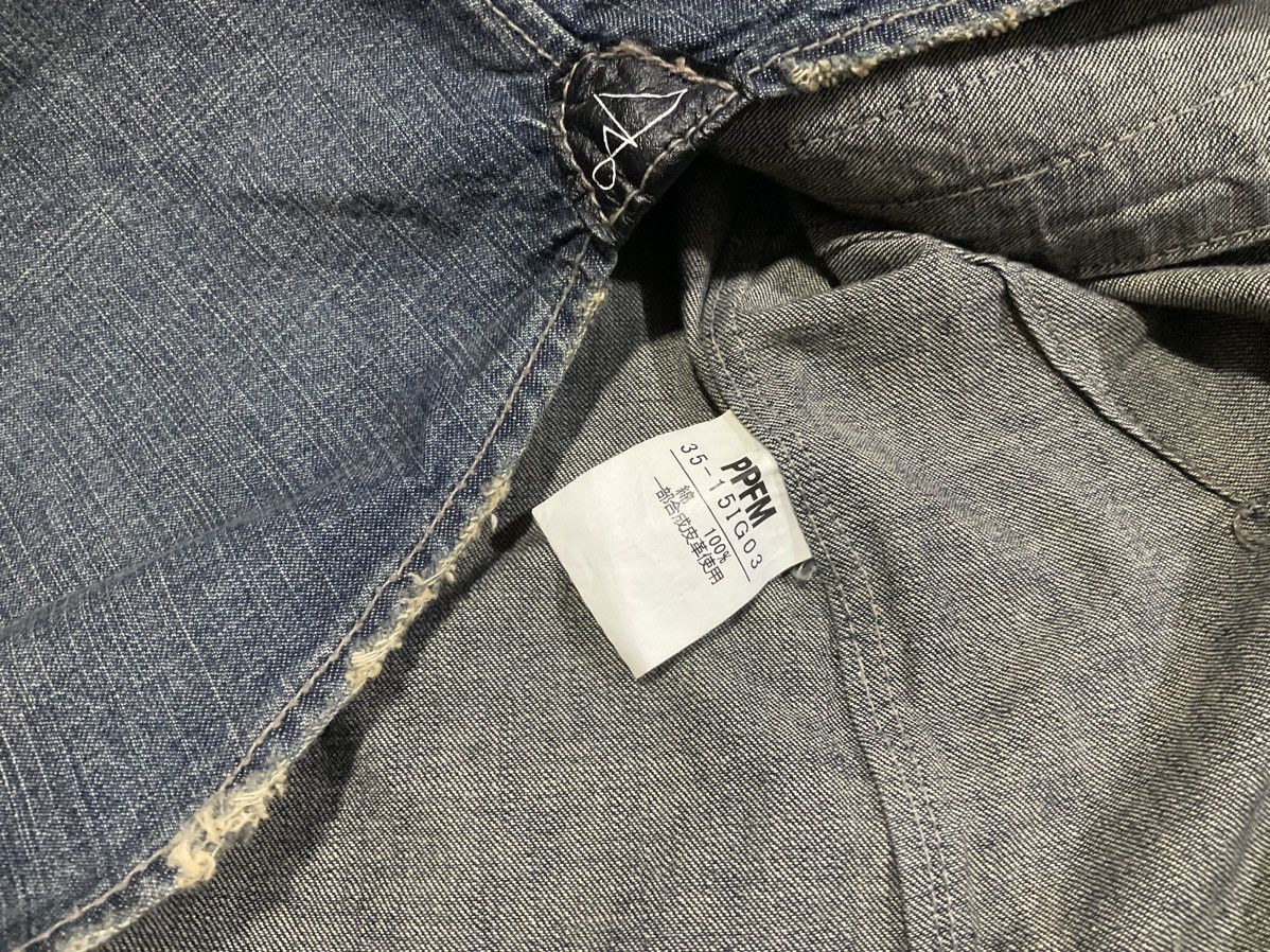 Hysteric Glamour × PPFM × Seditionaries 🔥Sick Y2K PPFM Zipper Denim Shirt Size US M / EU 48-50 / 2 - 9 Thumbnail