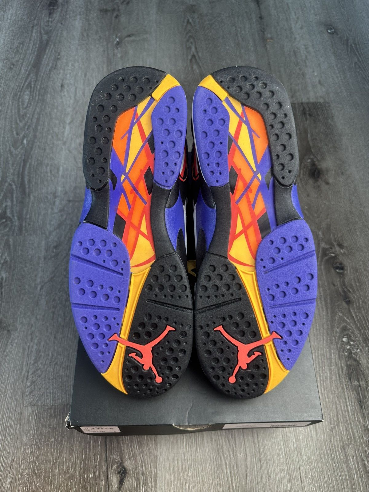 Jordan Brand Air Jordan 8 “Three Peat” **PRE-OWNED** Size US 11.5 / EU 44-45 - 5 Thumbnail