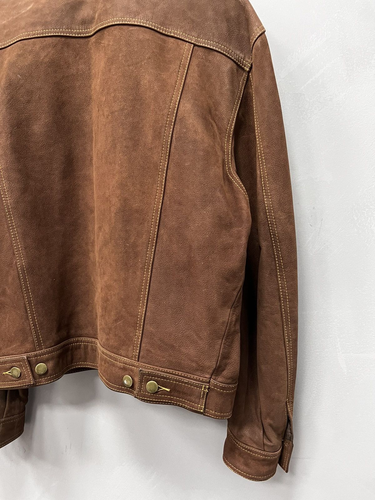Vintage Cropped suede Real Leather Vintage Avantgarde Jacket Size US M / EU 48-50 / 2 - 9 Thumbnail