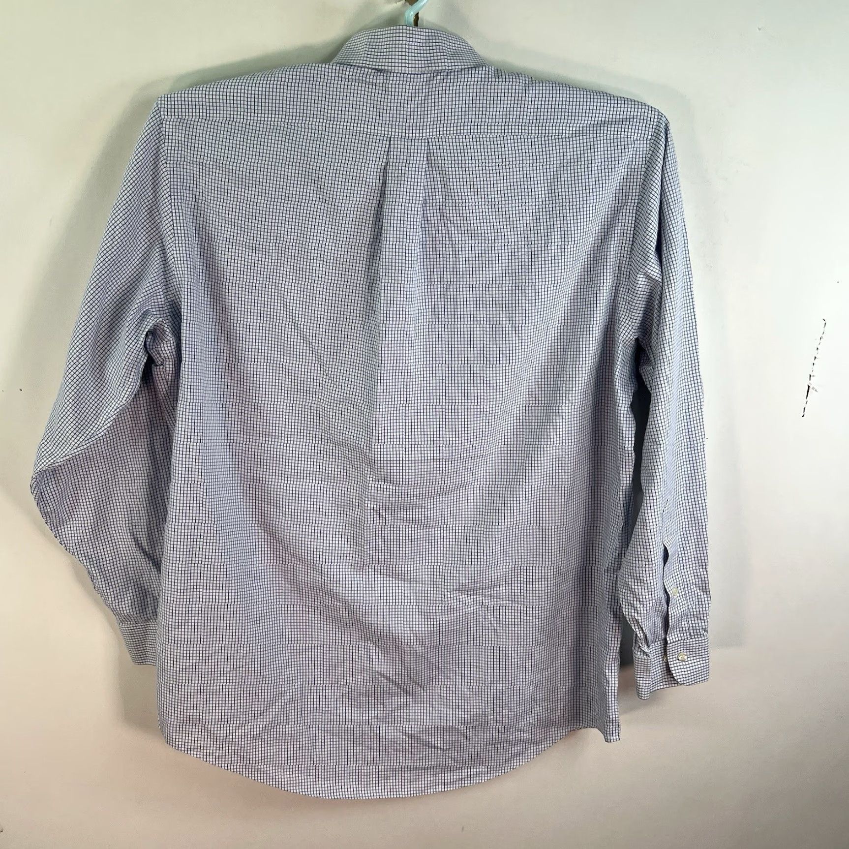 Brooks Brothers Brooks Brothers 346 Checkered Button-Down Shirt Mens 16.5/34 Blue Cotton Long Sleeve Classic Preppy Size US L / EU 52-54 / 3 - 5 Thumbnail