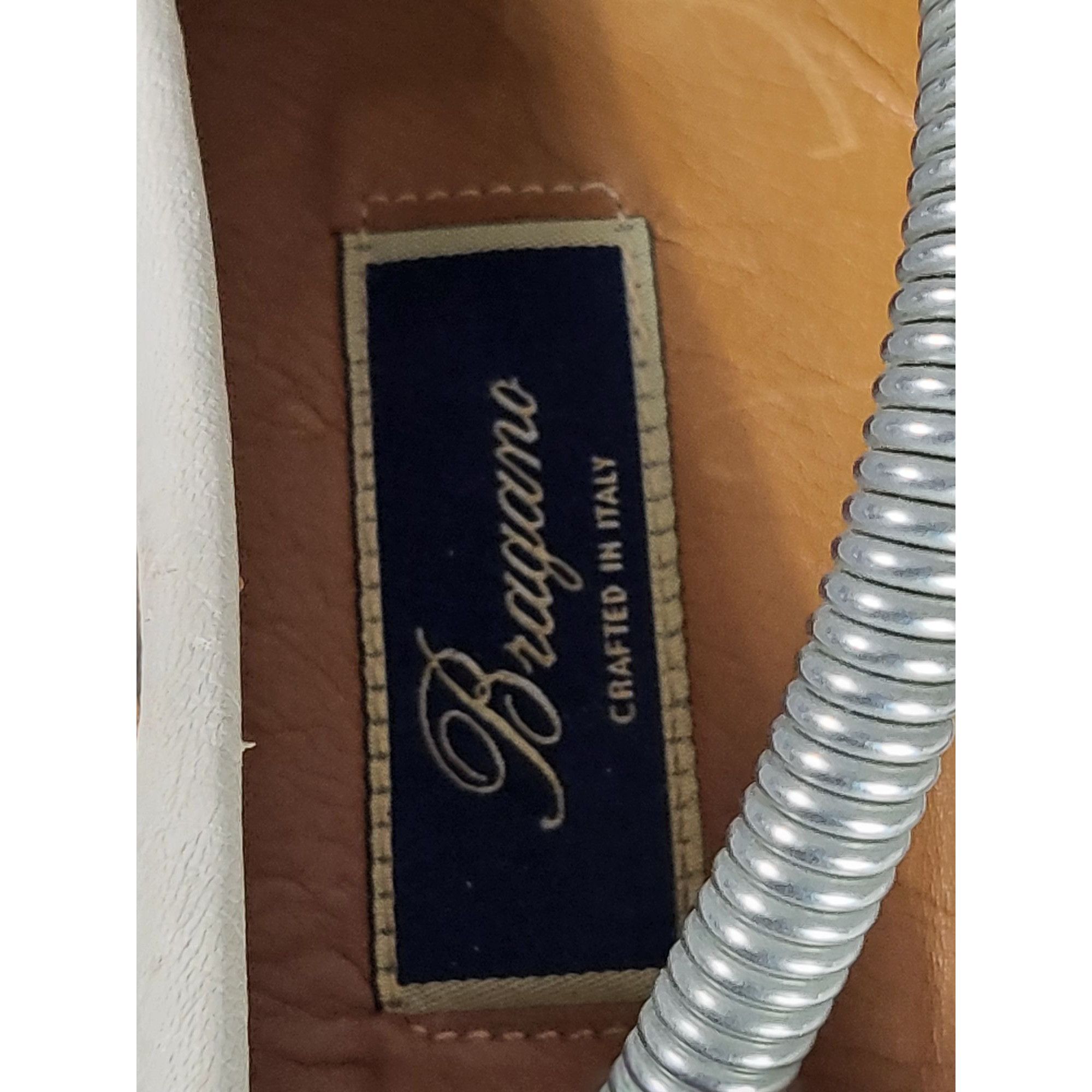 Bragano Bragano Leather Loafers Men Sz 11.5M White Brown Made In Ita Size US 11.5 / EU 44-45 - 9 Thumbnail