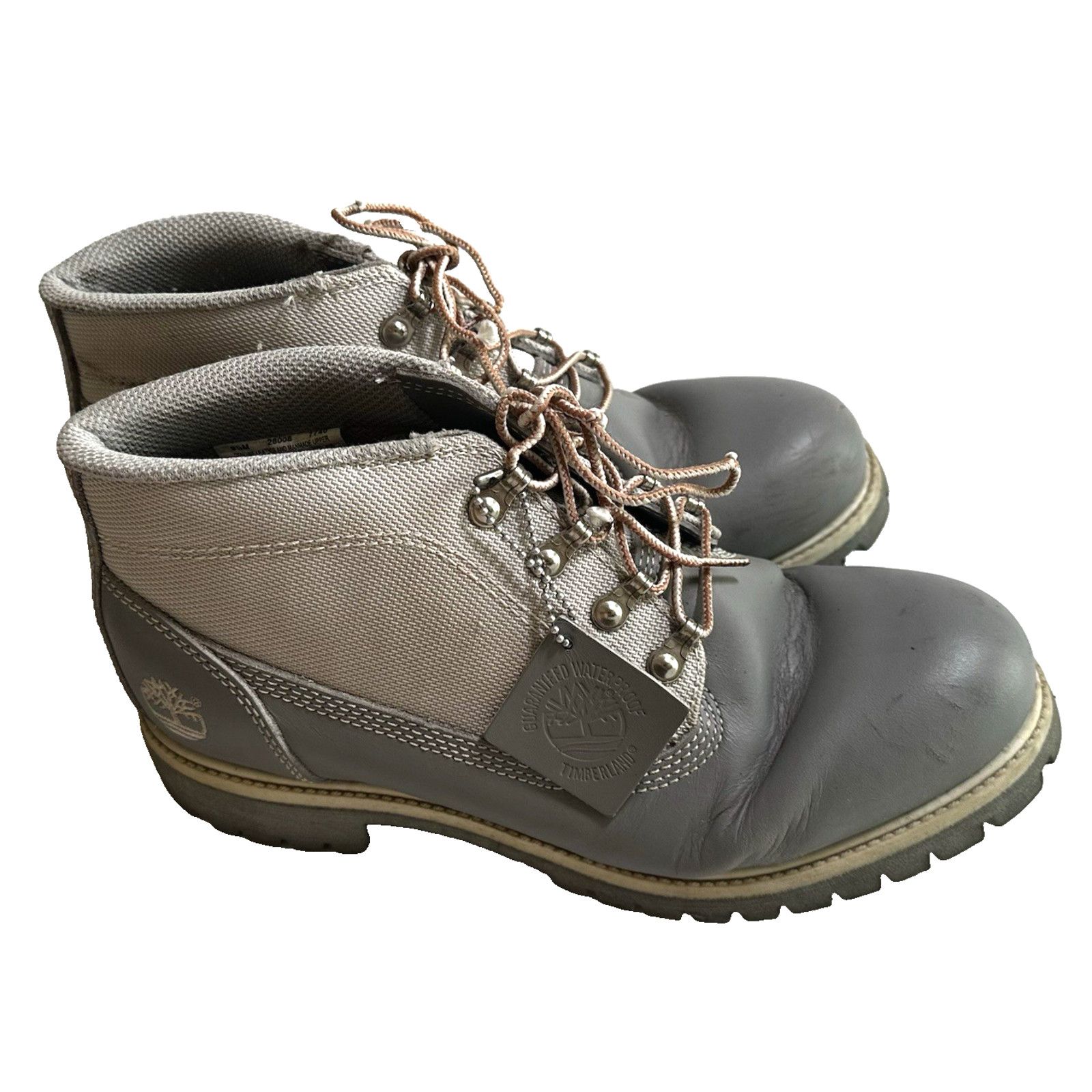 Timberland Timberland Converge Waterproof Gray Leather/Canvas Boots 9M Size US 9 / EU 42 - 1 Thumbnail