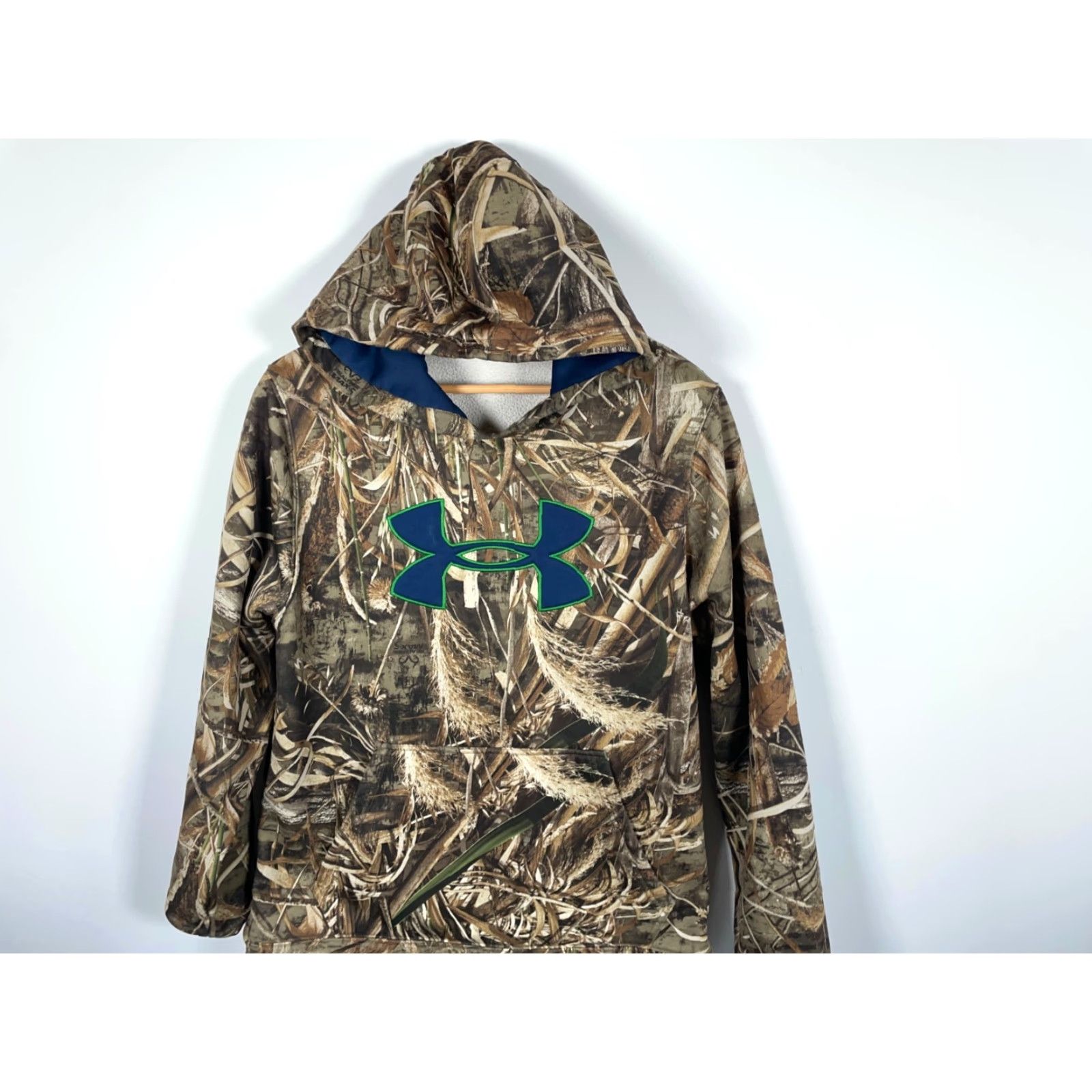 Under Armour Under armour Hoodie Adult Large RealTree Max 5 Camouflage Sweatshirt Green Pullover Hooded Camouflage Pattern Men Regular Size L Size US L / EU 52-54 / 3 - 4 Thumbnail