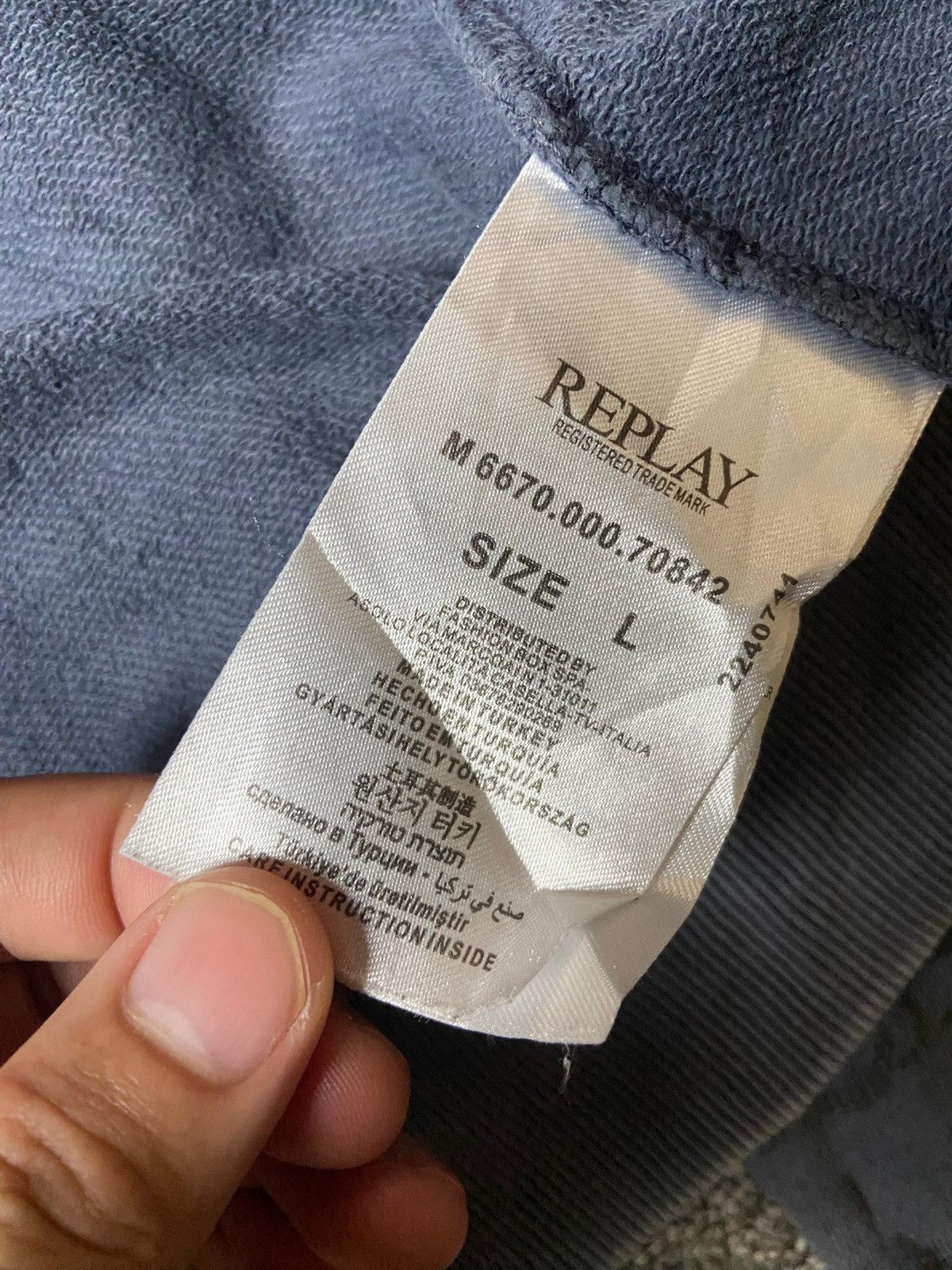 Replay Vintage Replay Custom Zip Up Hoodie Jacket (165) Size US L / EU 52-54 / 3 - 9 Thumbnail