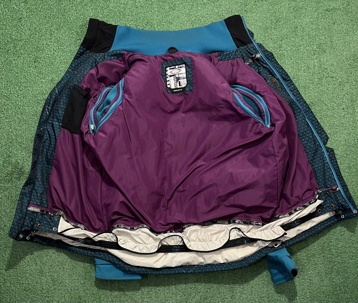 Oakley × Vintage Oakley Anzio Puffer Snowboad Jacket 2in1 Vintage Goose Down Size US L / EU 52-54 / 3 - 3 Thumbnail