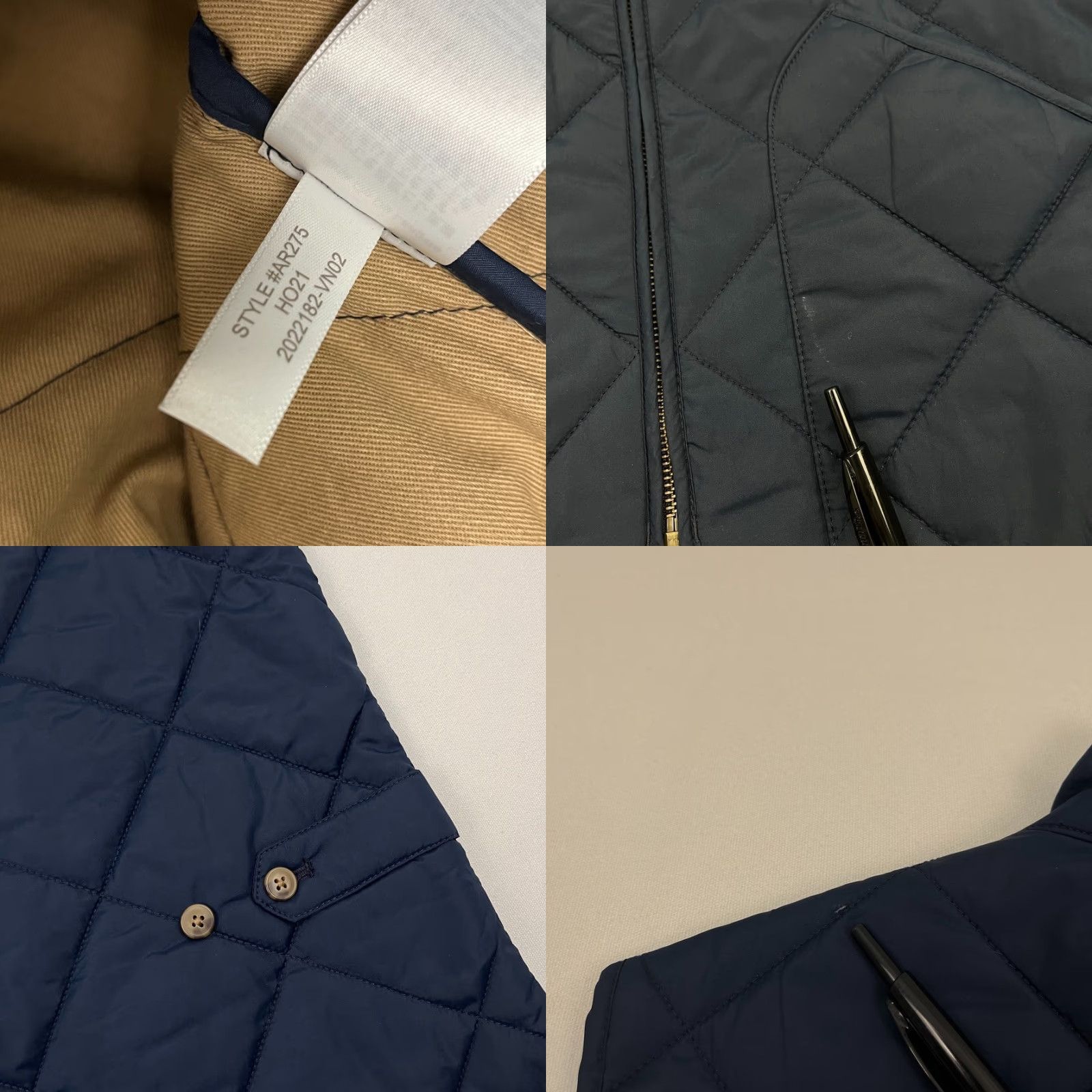 J.Crew J. Crew Walker Vest Mens M Blue Quilted Full Zip Preppy Office Lightweight Layers Shirt Size US M / EU 48-50 / 2 - 8 Thumbnail