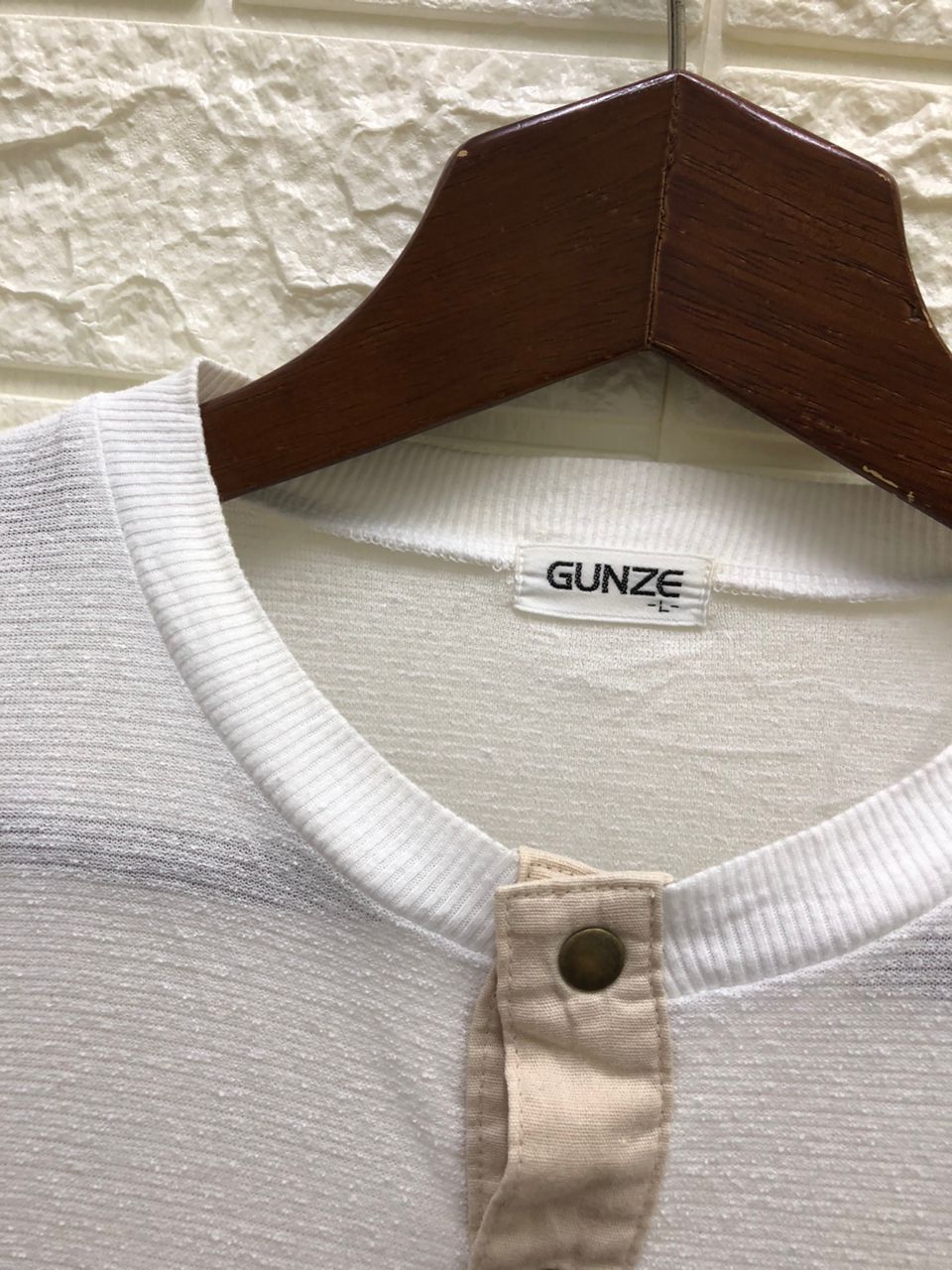 Vintage vintage Gunze shirt japan streetwear Size US L / EU 52-54 / 3 - 8 Thumbnail