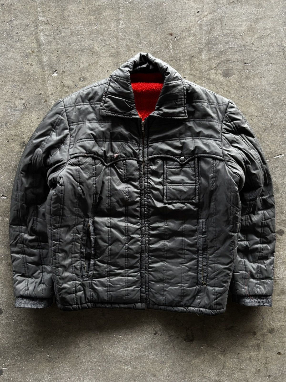 50s Washable Puffer Lined Jacket