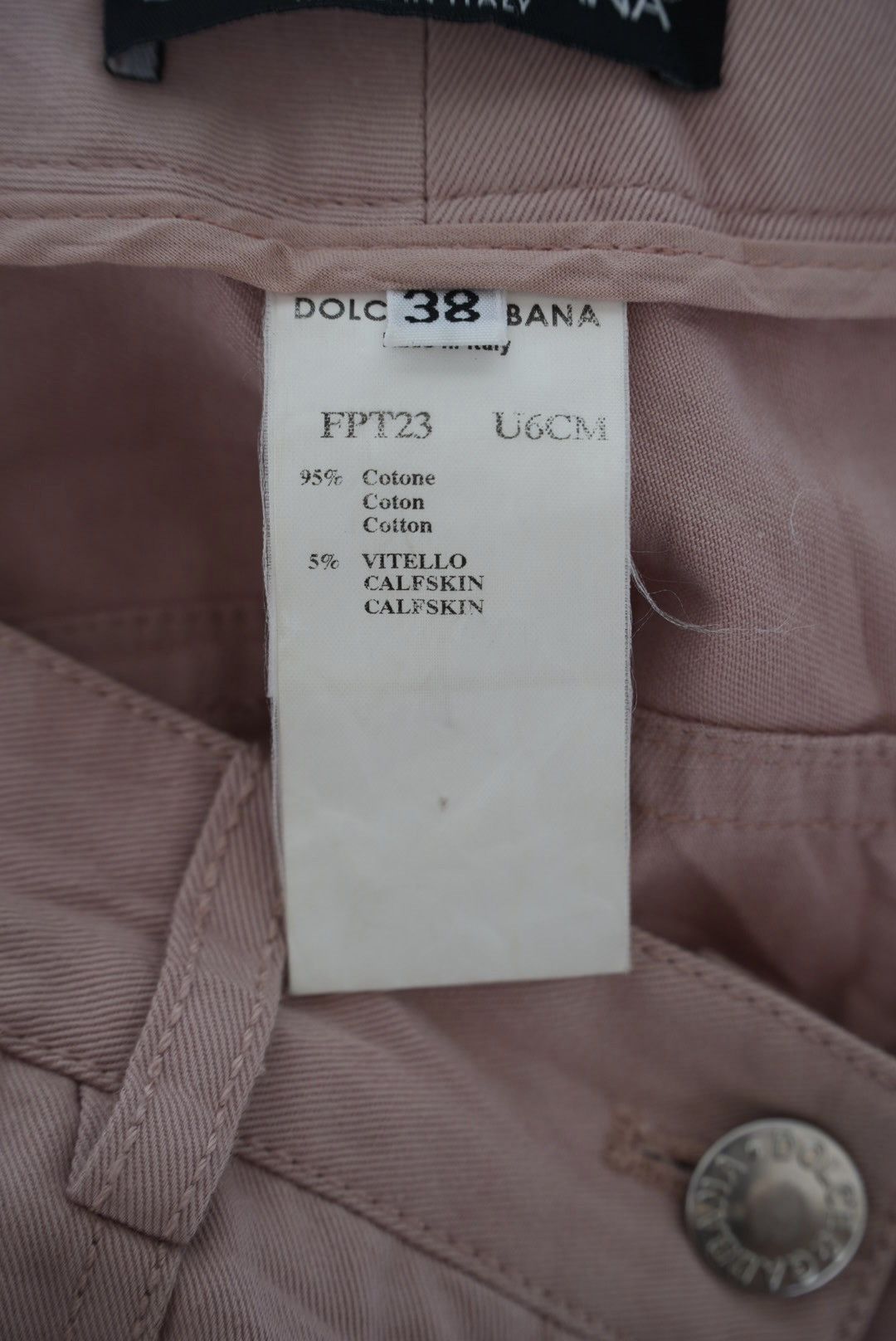 Dolce & Gabbana Dolce & Gabbana S/S 2003 “Sex & Love” Pink Bondage Pants Size 26" / US 2 / IT 38 - 7 Thumbnail