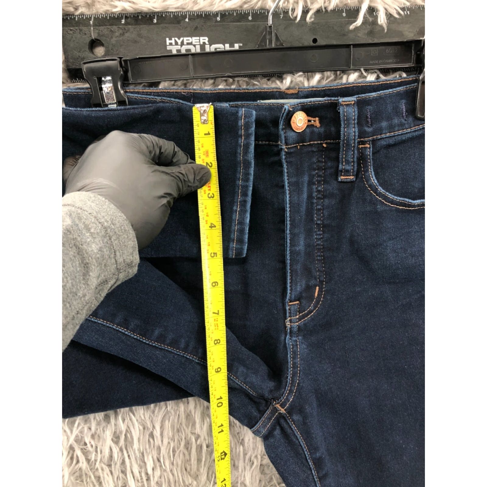 Madewell Madewell Roadtrip Jegging Jeans Size 27 Womens Dark Wash Blue Casual Jeans Regular Rise 5-Pocket Denim Size 27" / US 4 / IT 40 - 4 Thumbnail