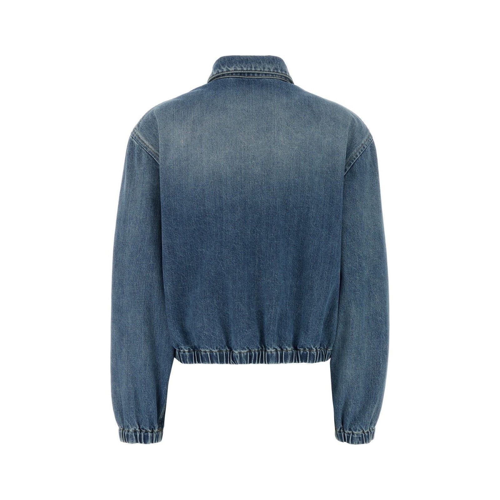 Prada PRADA Denim Jacket New And Authentic (Women's size:IT 42;) Size M / US 6-8 / IT 42-44 - 2 Thumbnail