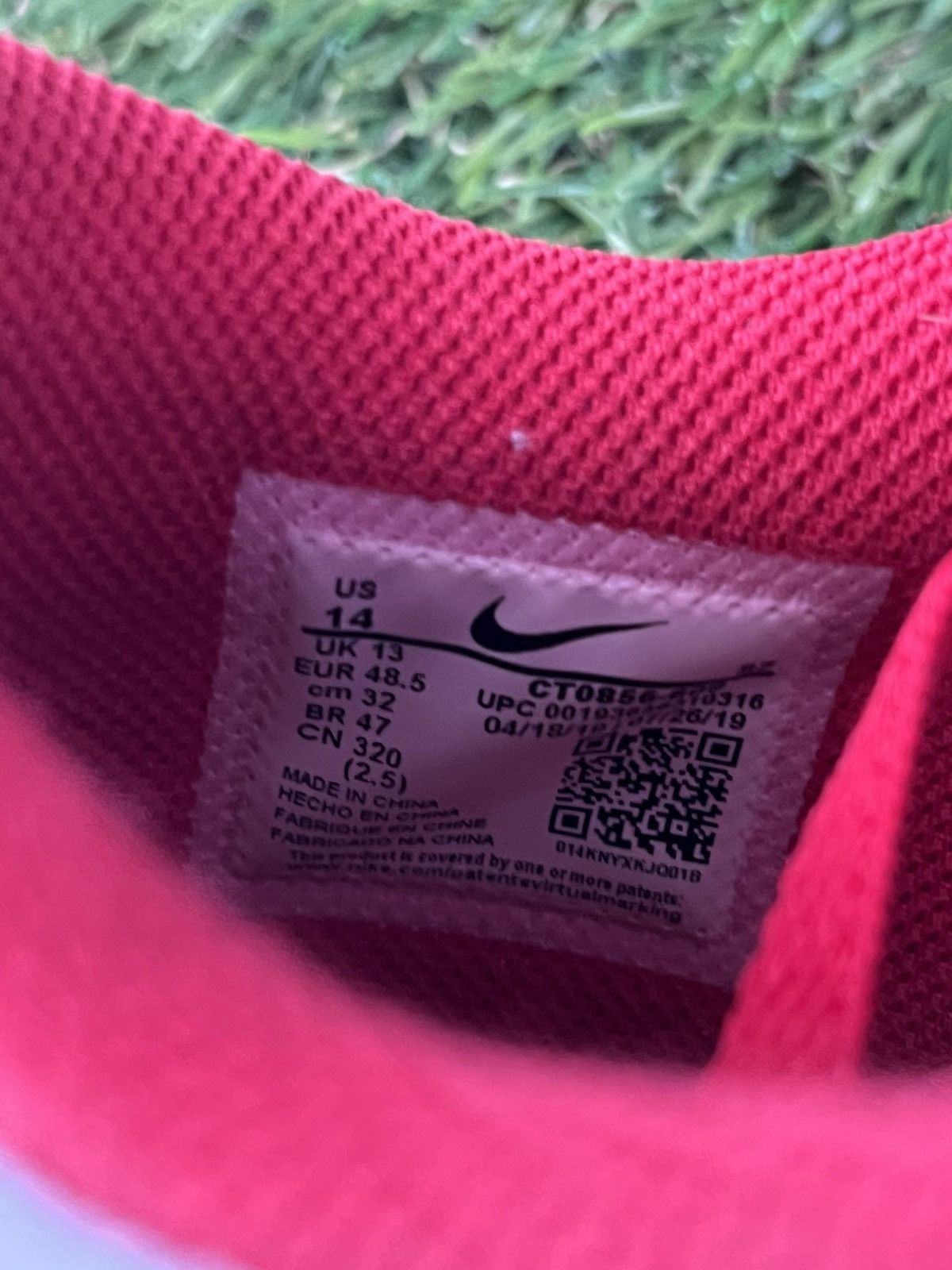 Nike × Off-White Nike Dunk Low Off-White University Red Size US 14 / EU 47 - 12 Thumbnail