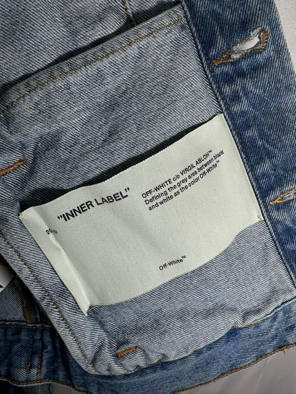 Off-White Off White Graffiti Denim Jacket Size US S / EU 44-46 / 1 - 11 Thumbnail
