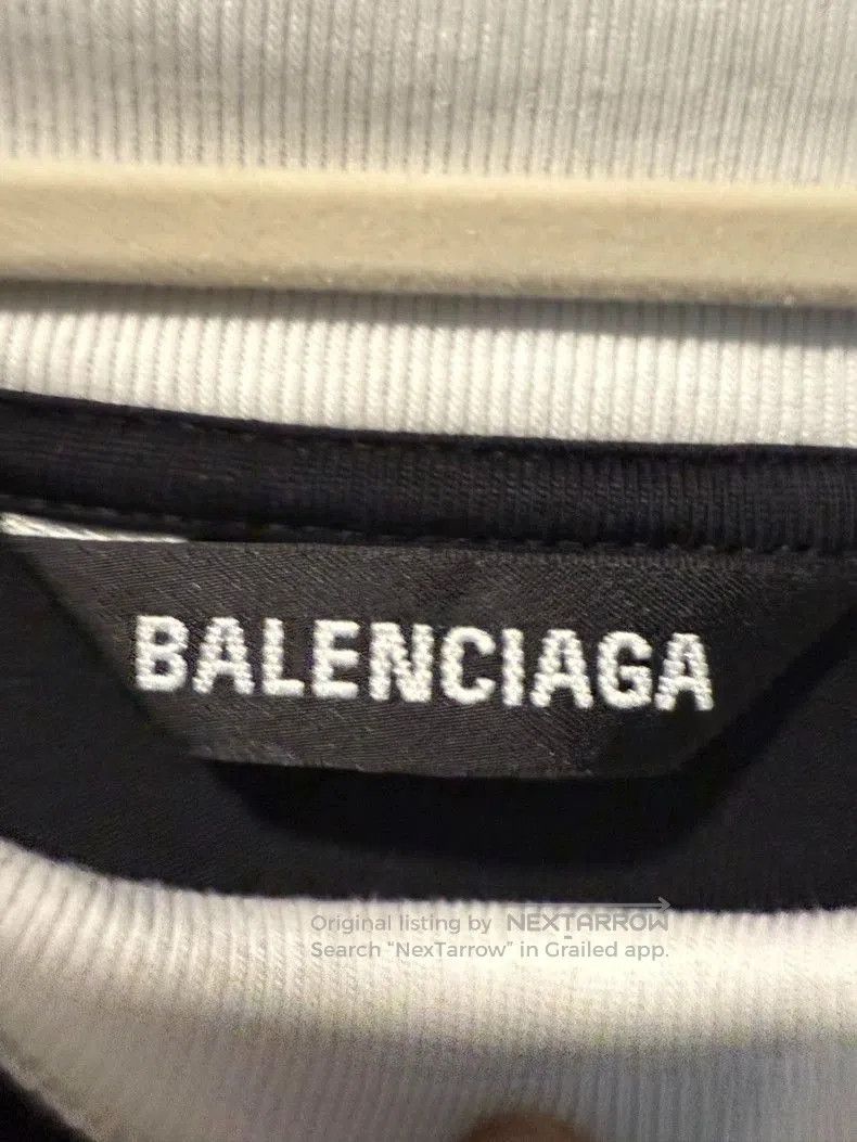 Balenciaga Balenciaga Black Layered T-shirt. Size US M / EU 48-50 / 2 - 3 Thumbnail