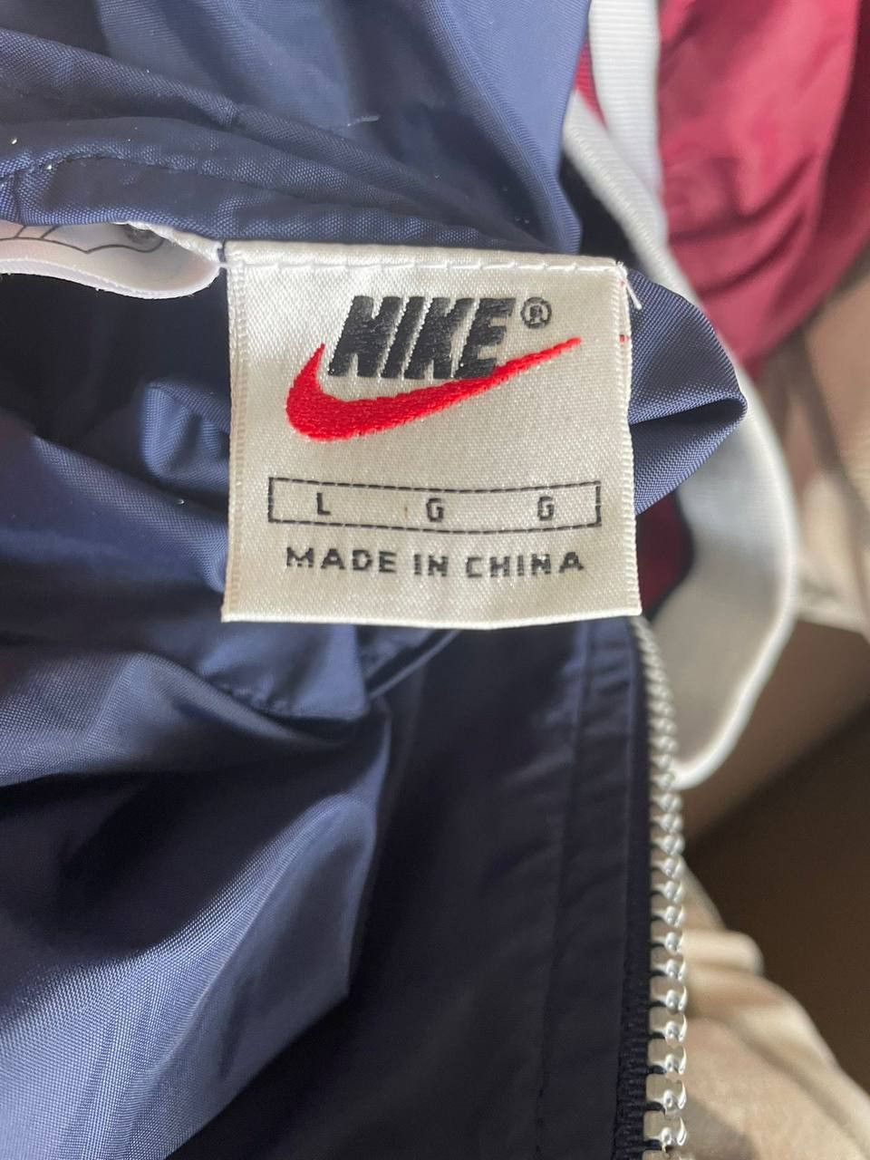 Nike × Vintage Vintage Nike Dual Sided Bomber Jacket L Size US L / EU 52-54 / 3 - 4 Thumbnail