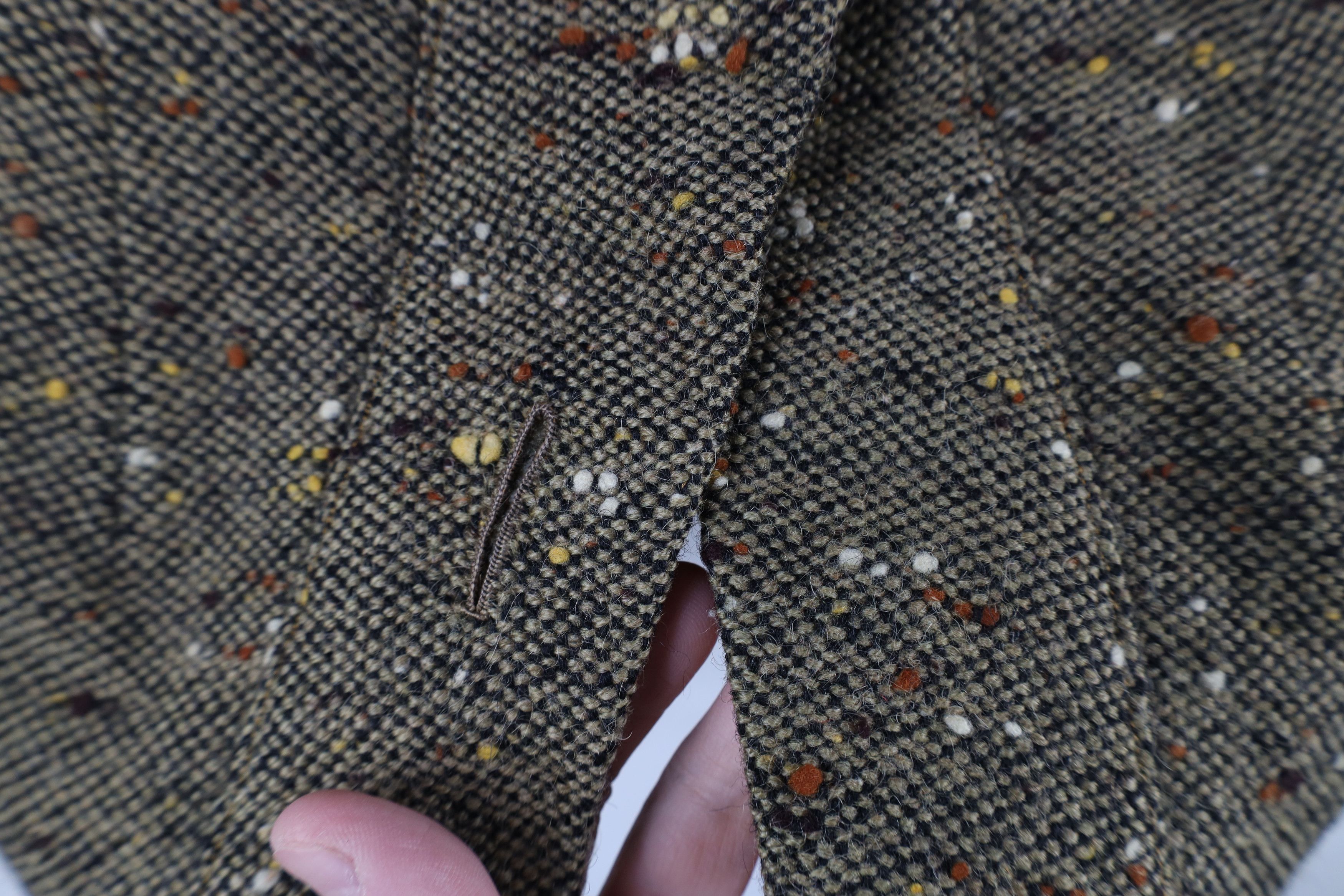 Vintage Vintage 50s Italian Couture Blazer Jacket Atomic Fleck Size XL / US 12-14 / IT 48-50 - 4 Thumbnail