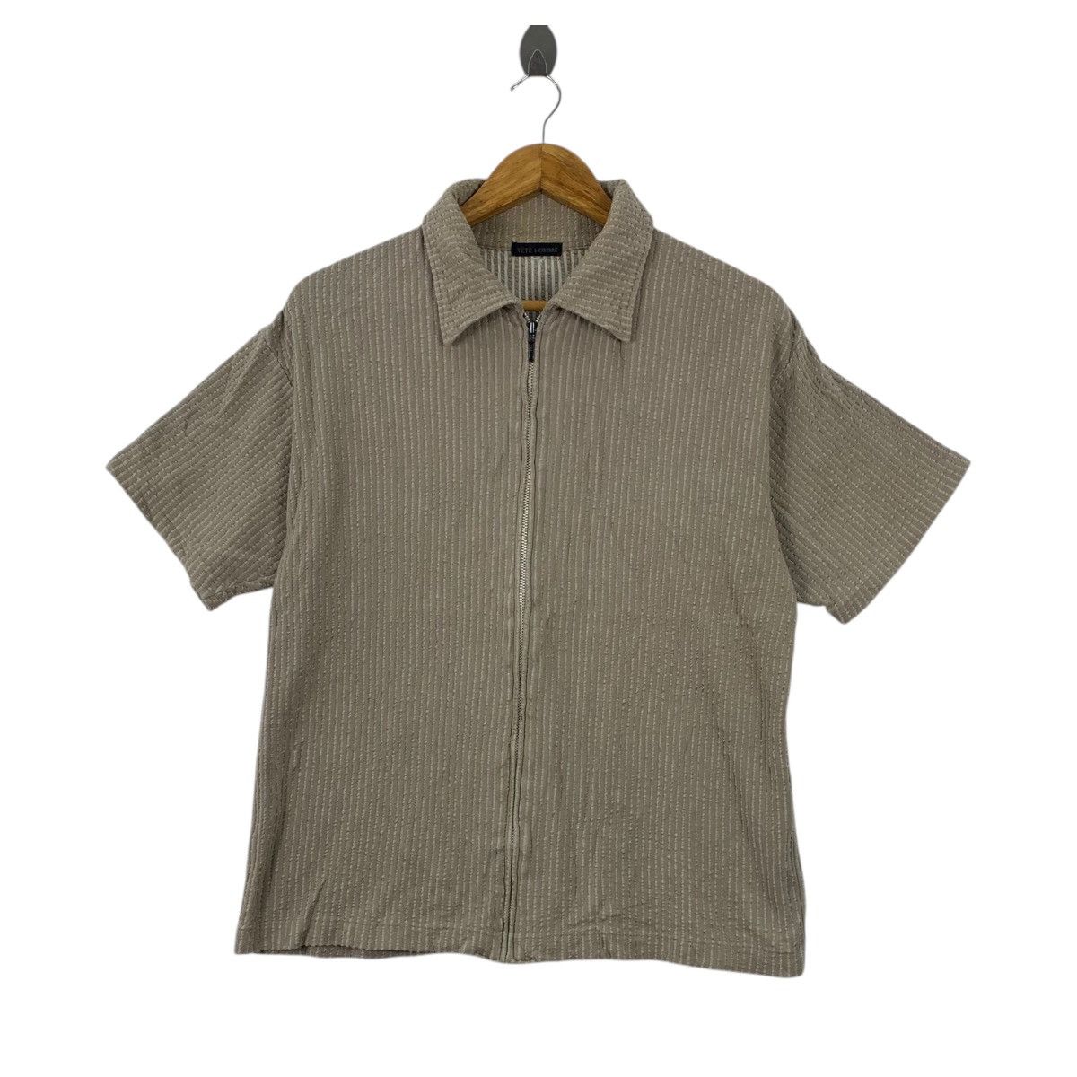Issey Miyake Vintage ISSEY MIYAKE TETE HOMME Collection Polo Size US M / EU 48-50 / 2 - 1 Thumbnail