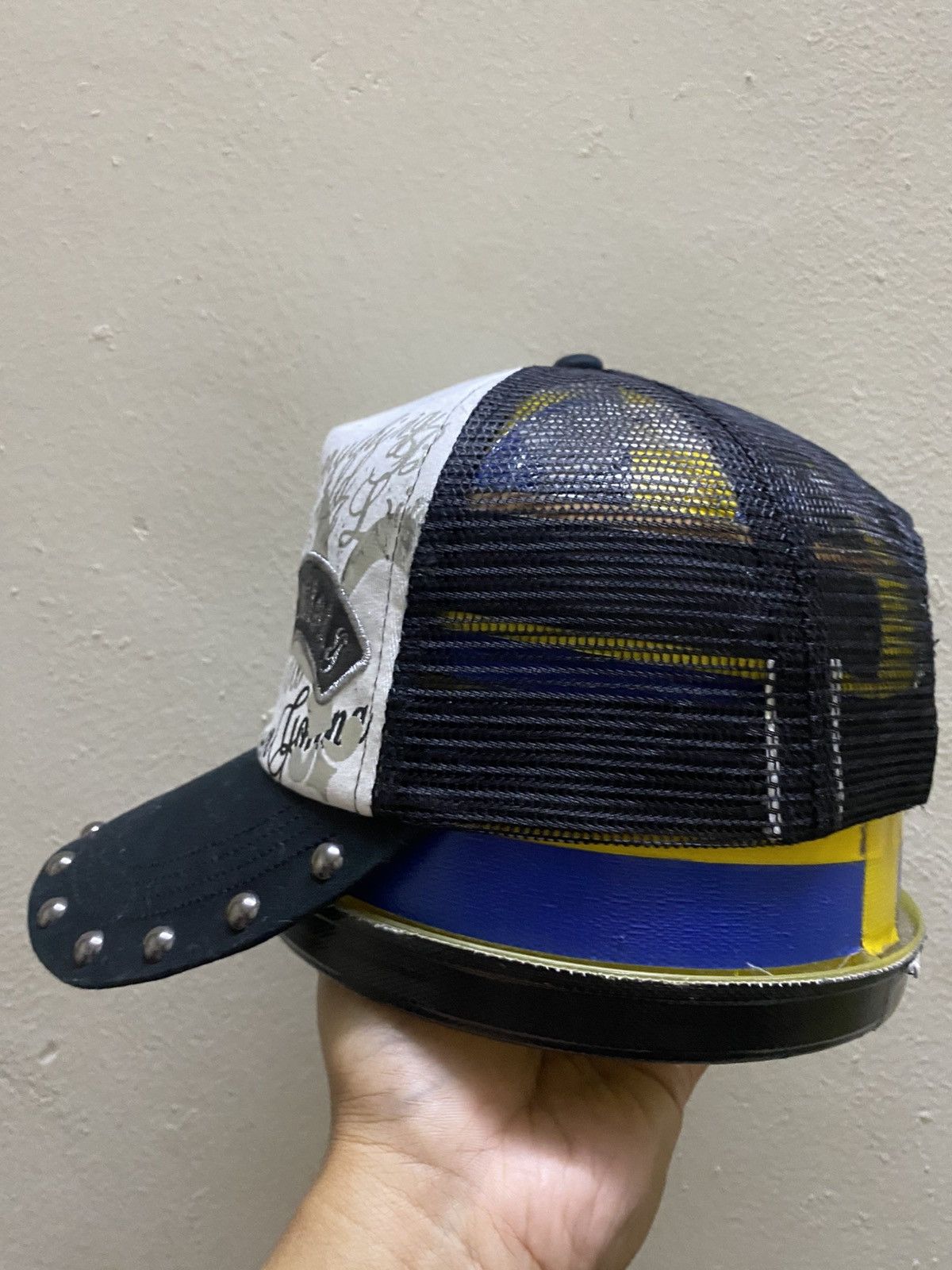 If Six Was Nine Vintage Skull Punk Gothic LGB ifsixwasnine Style Cap Size ONE SIZE - 4 Thumbnail