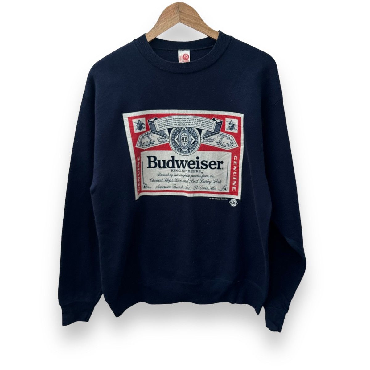 Budweiser × Vintage Budweiser ‘ king of bear ’ 1987s vtg 80s Size US M / EU 48-50 / 2 - 1 Thumbnail
