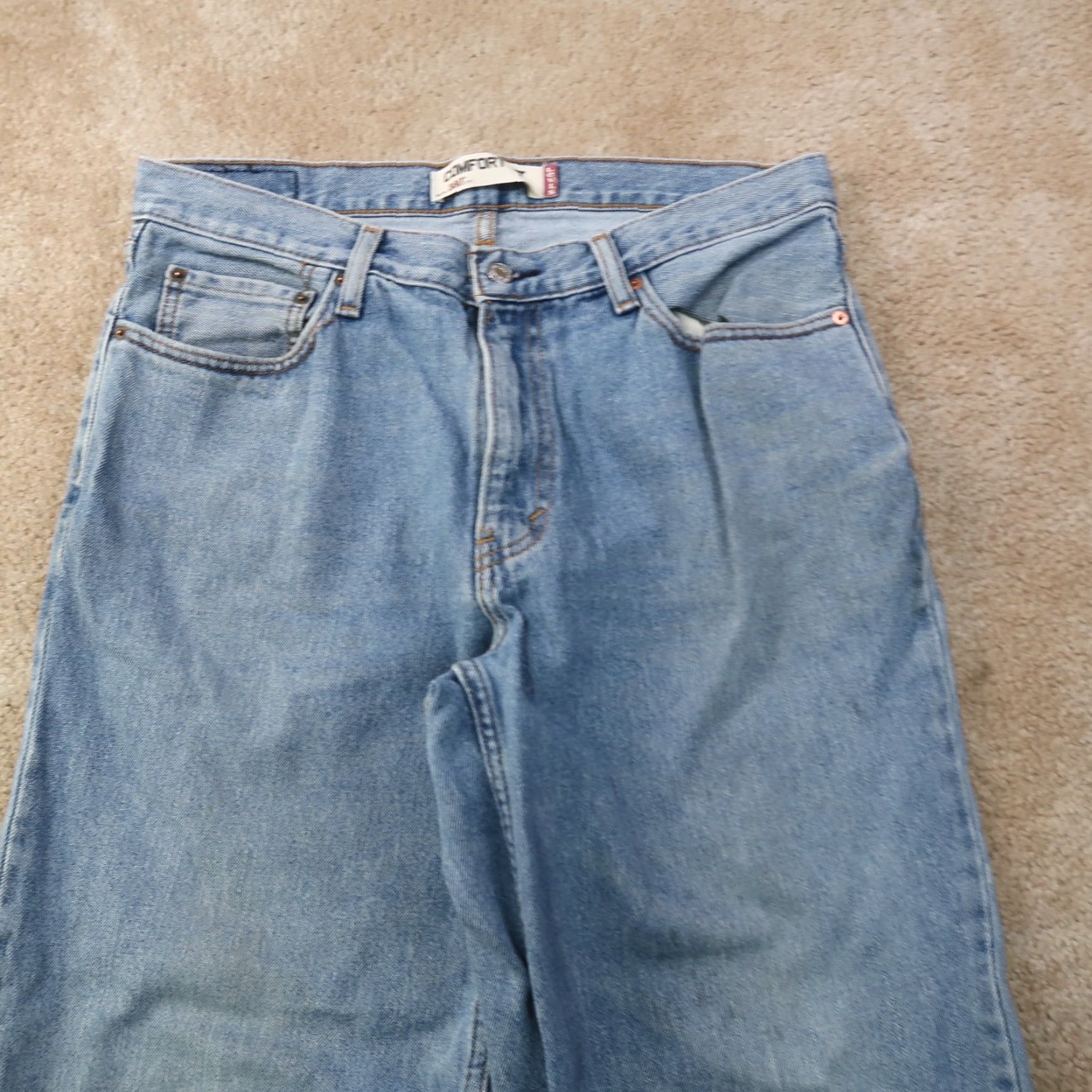 Levi's Levi's 560 Comfort Fit Jeans Men's 34x32 Blue Denim Baggy Y2K Vintage Streetwear 80s 90s Mens Size US 34 / EU 50 - 4 Thumbnail