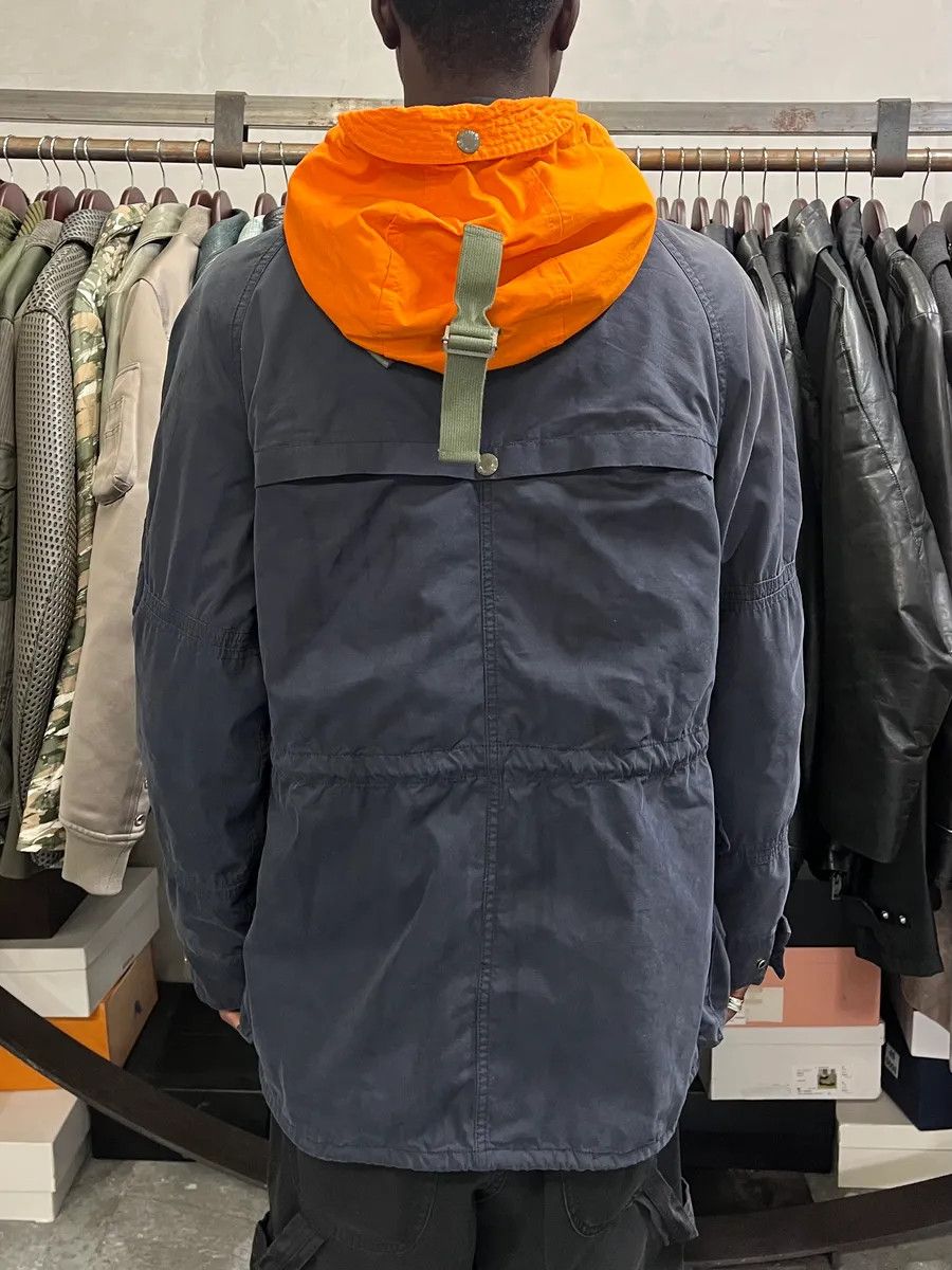 Polo Ralph Lauren 2000s Ralph Lauren Navy & Orange Hooded Parka Jacket Size US S / EU 44-46 / 1 - 5 Thumbnail