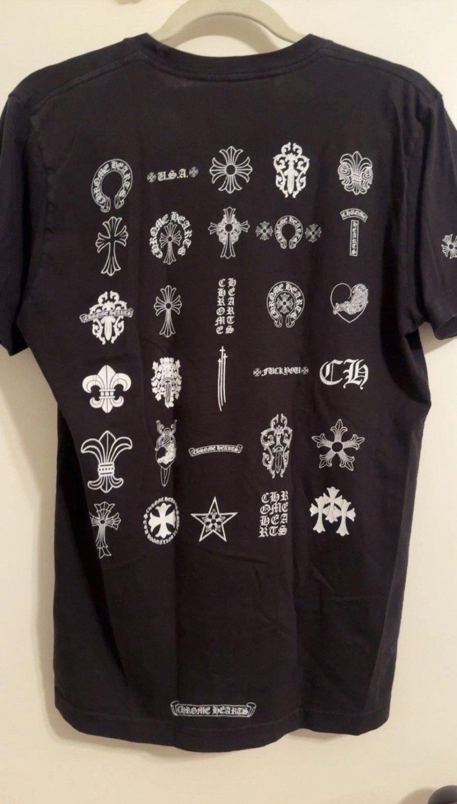 Chrome Hearts Size M Chrome Hearts Multi Logo T-Shirt' Black' Clean Rare Size US M / EU 48-50 / 2 - 11 Thumbnail