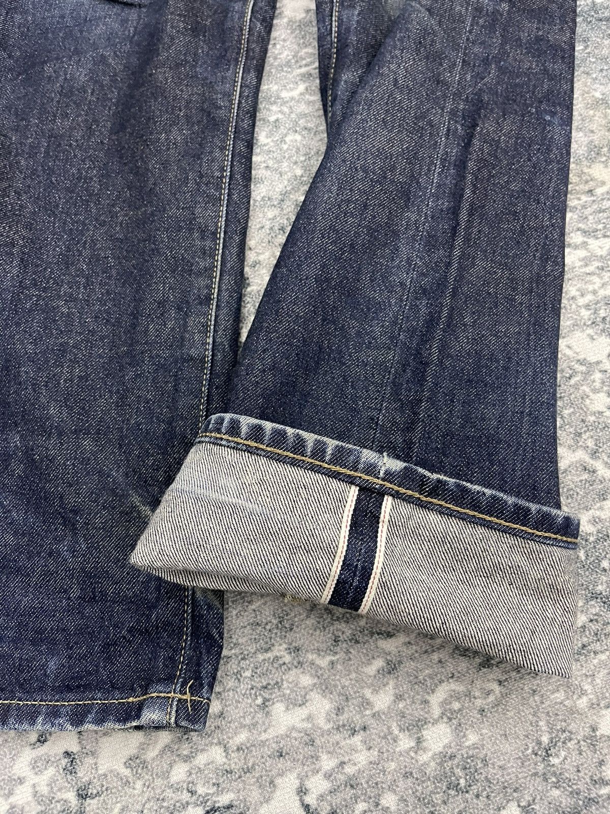 Kaihara Denim Uniqlo Kaihara Selvedge Distressed Jeans Size US 33 - 10 Thumbnail