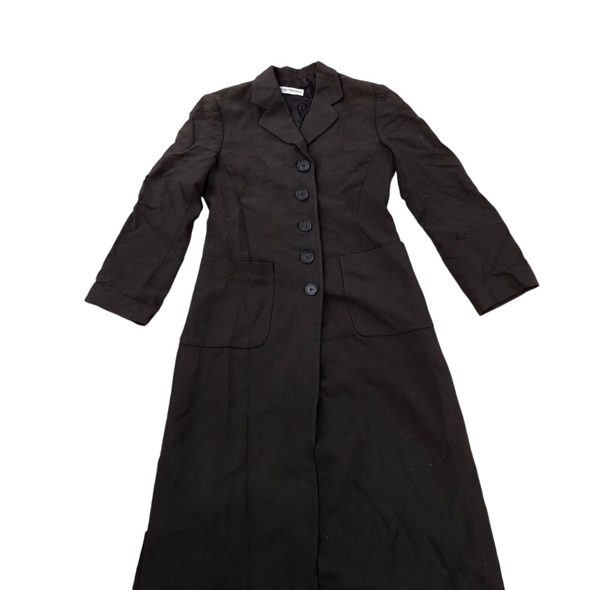 Emporio Armani VINTAGE EMPORIO ARMANI LONG JACKET MADE IN ITALY Size S / US 4 / IT 40 - 3 Thumbnail