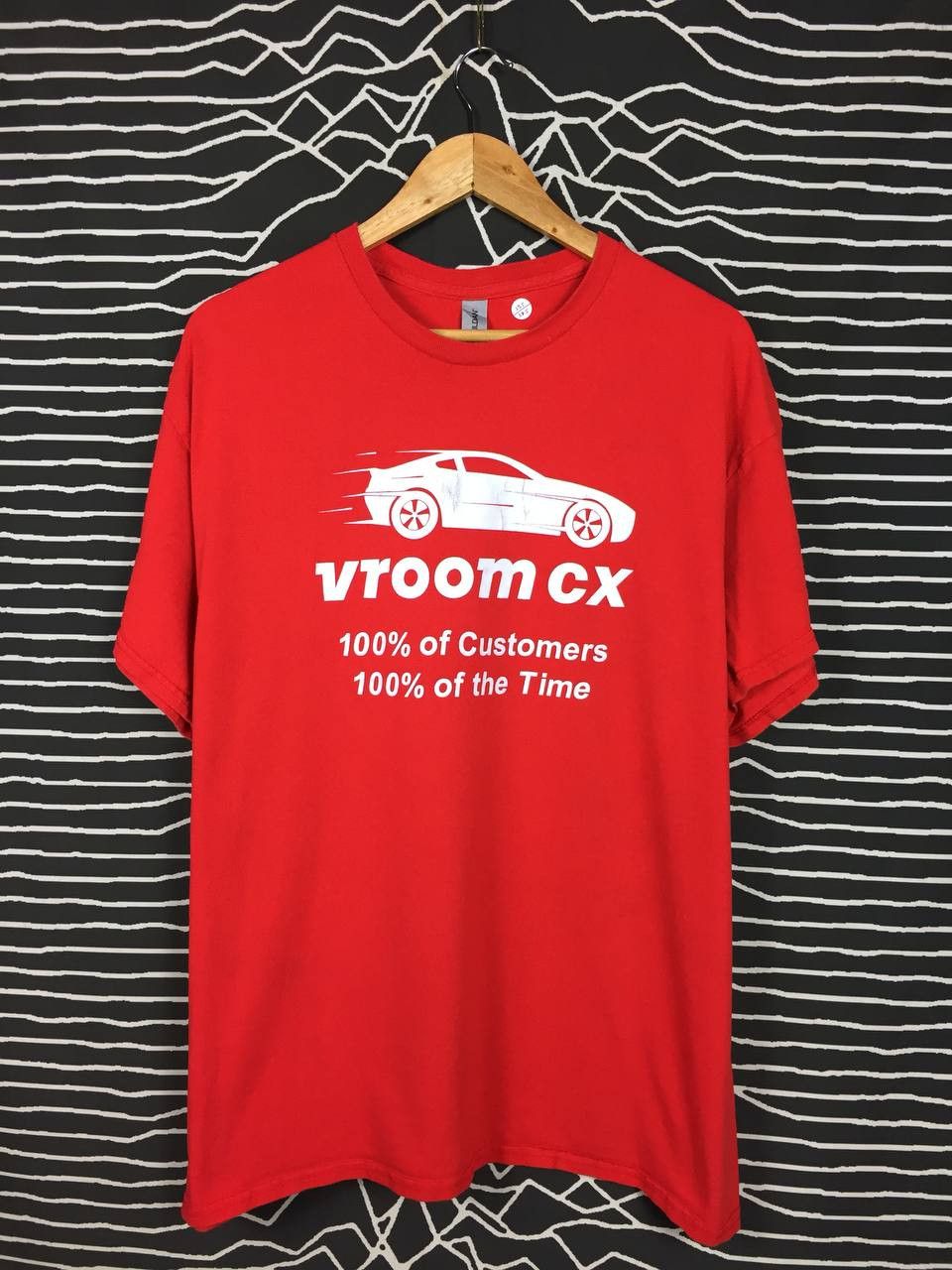 Gildan × Vintage Vroom CX 100% Of Customers 100% Of The Time Tee Size US XL / EU 56 / 4 - 2 Thumbnail