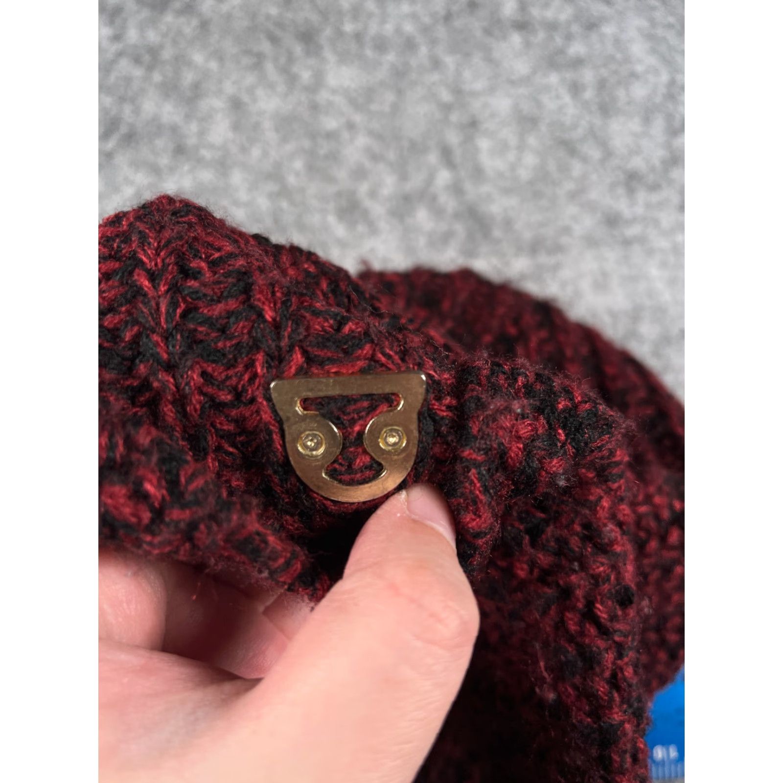 Obey OBEY GIANT Beanie Hat Adult One Size Red Knit 100% Acrylic Ski Snow Casual Outdoor Mens Beanie Size ONE SIZE - 4 Thumbnail