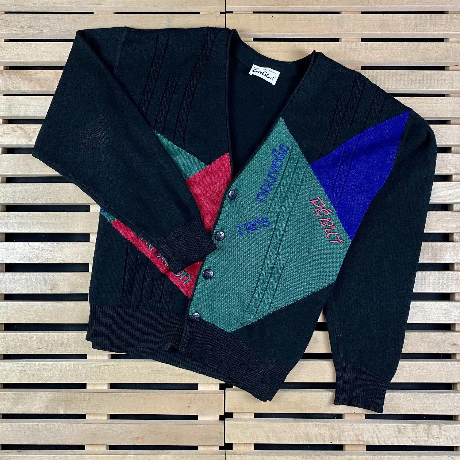 Carlo Colucci Mens Sweater Cardigan Carlo Colucci Vintage Size 50 Size US L / EU 52-54 / 3 - 1 Thumbnail