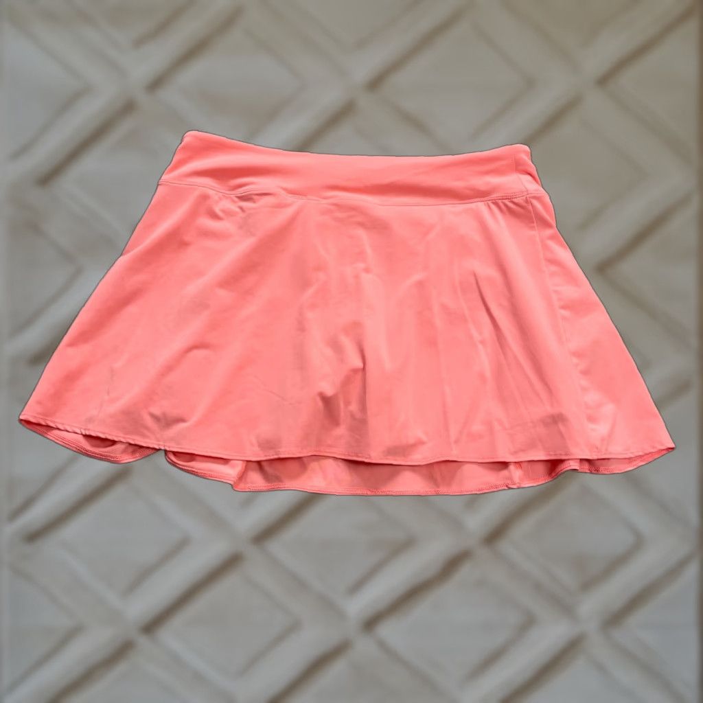 Rainbow Rainbow Tree Skirt Mini Skort Womens L Orange Peach Active A-Line Pleated Tennis Capable Breathable Lightweight Size 36" / US 14 / IT 50 - 1 Thumbnail