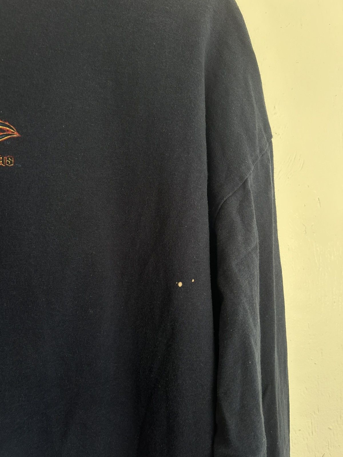 West Coast Choppers Orange County Choppers Cross Flame Longsleeve Navy Biker Tee Size US L / EU 52-54 / 3 - 7 Thumbnail