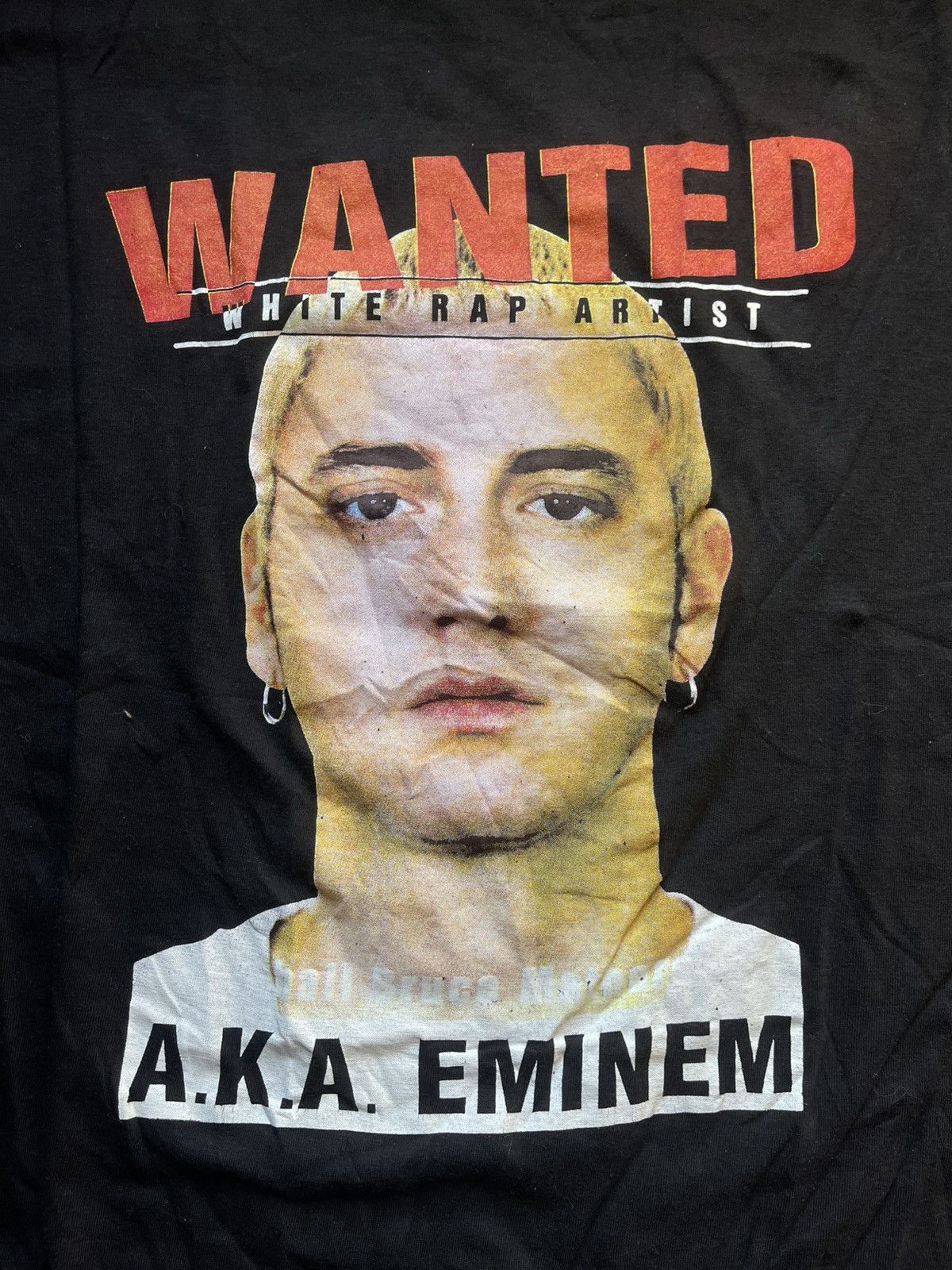 Eminem Y2K Eminem Wanted vintage black tee Size US L / EU 52-54 / 3 - 10 Thumbnail