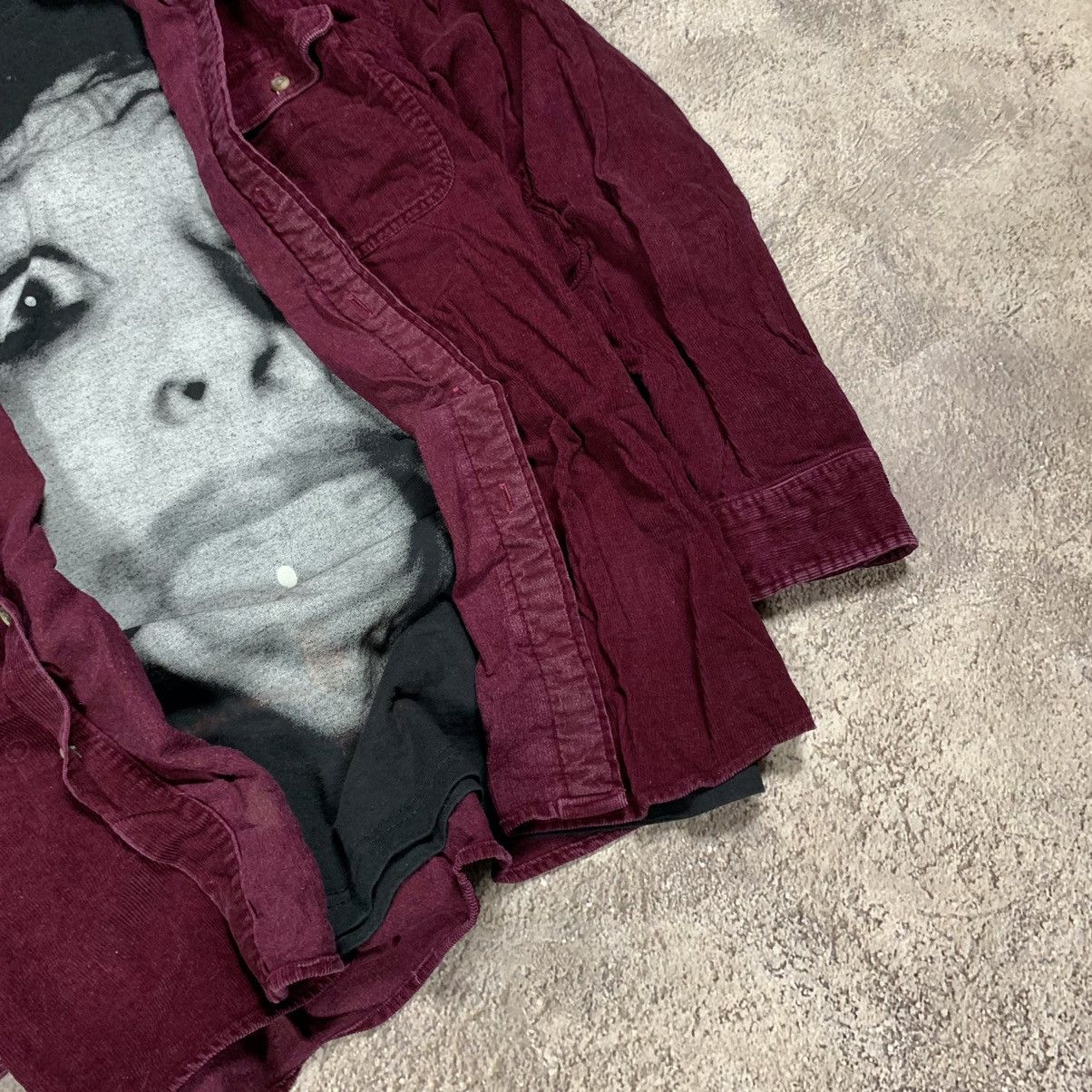 Vintage Vintage 90s Maroon Graphic Chore Coat Grunge Streetwear M Size US M / EU 48-50 / 2 - 3 Thumbnail