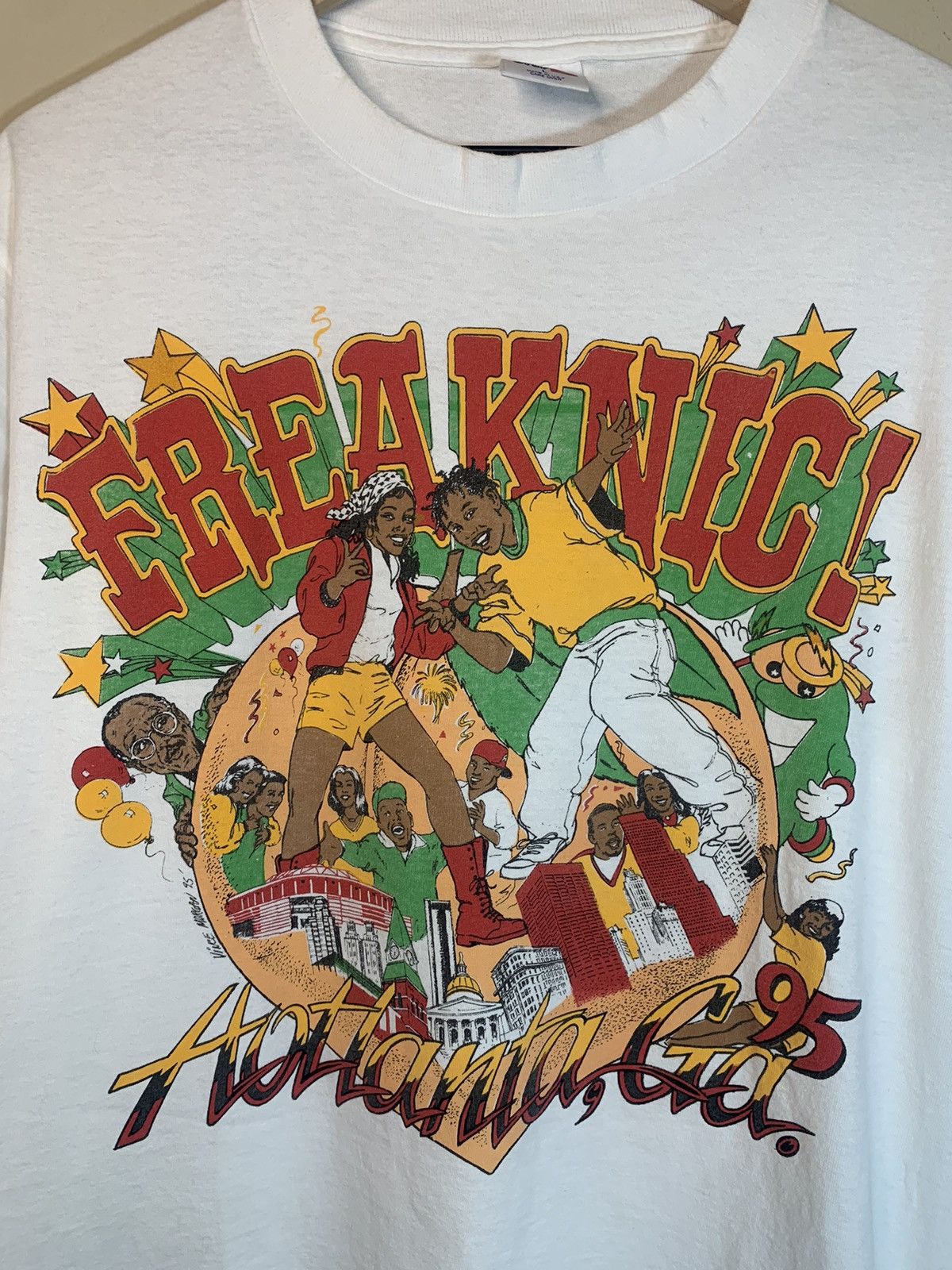Band Tees × Rap Tees × Vintage *RARE* Vintage 1995 Freaknic Atlanta Freaknik Rap Tee Shirt Size US L / EU 52-54 / 3 - 3 Thumbnail