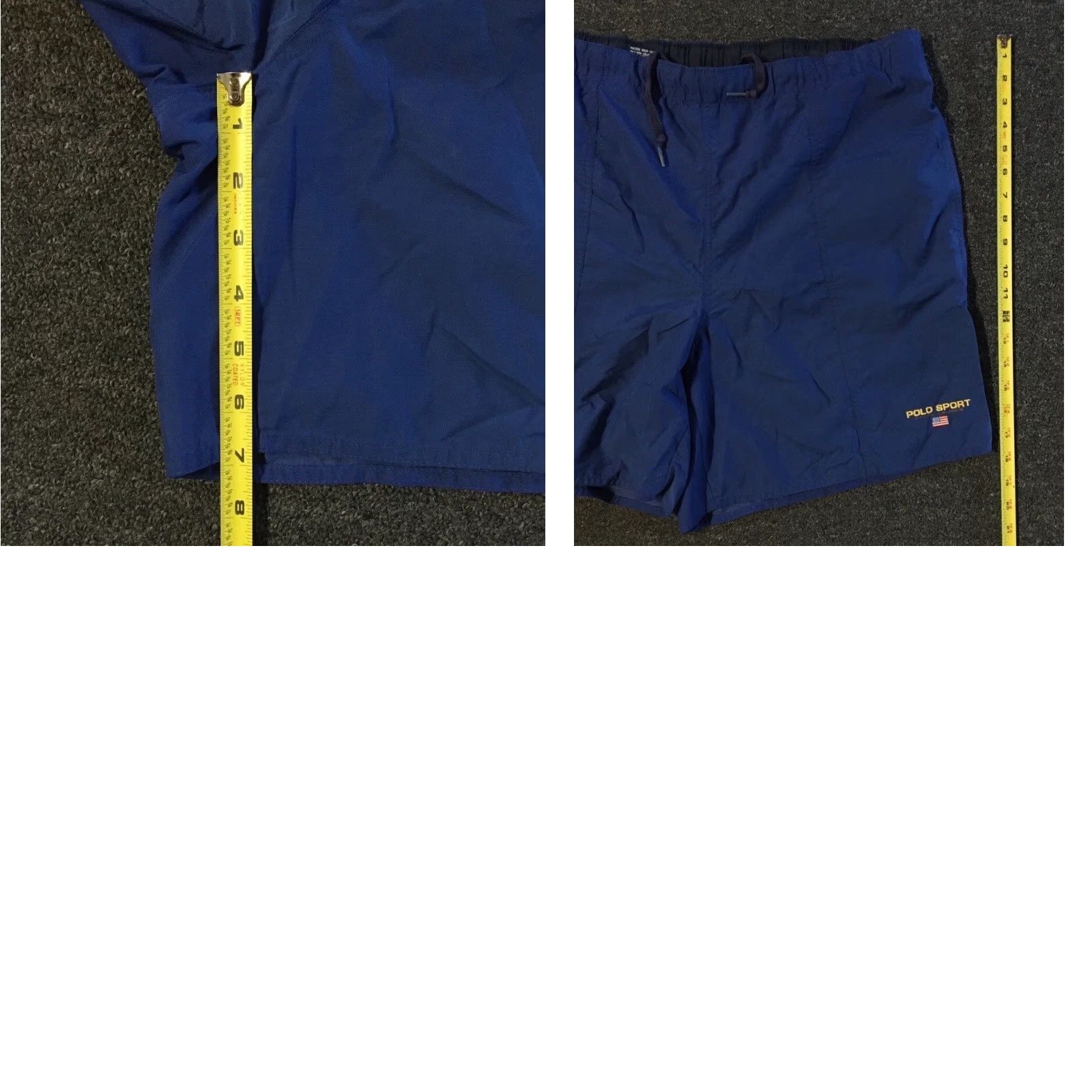 Polo Ralph Lauren VINTAGE Polo Ralph Lauren Spellout Board Shorts XL Trunks Blue 90s Surf Sailing Polo Sport Mens Size US XL / EU 56 / 4 - 9 Thumbnail