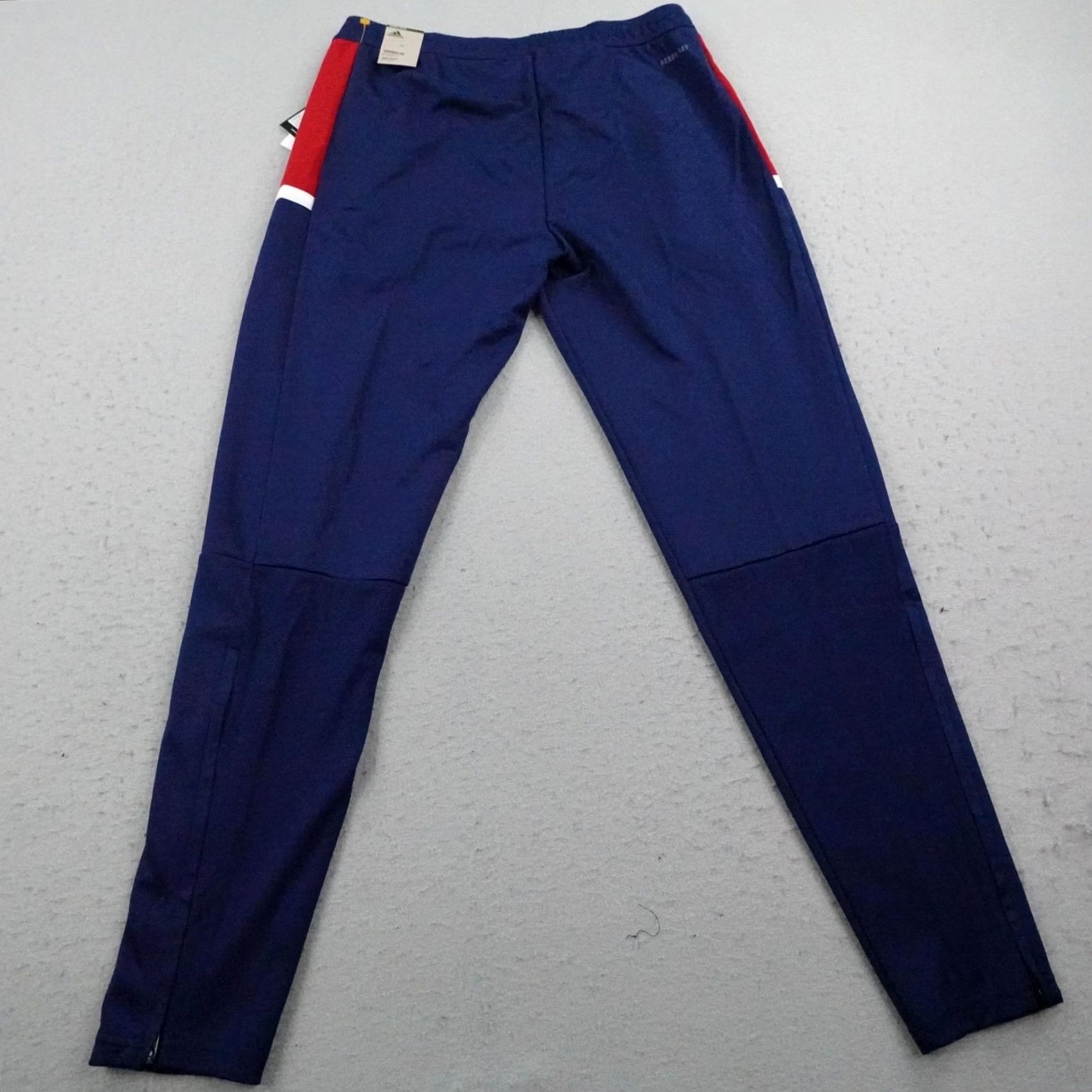 Adidas adidas Pants Mens M Blue Red AEROREADY Track Joggers Soccer Football NEW Size US 31 - 6 Thumbnail