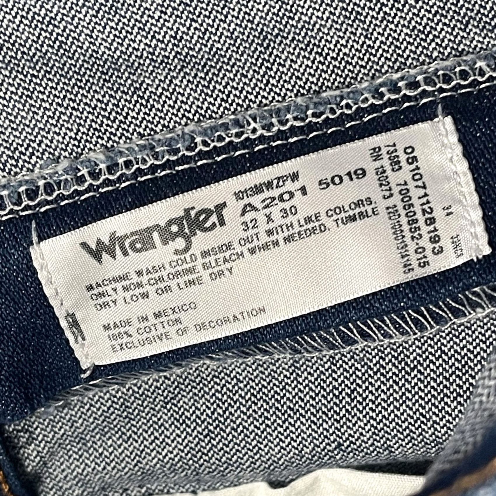 Wrangler Wrangler Jeans Mens 32x30 Blue Cowboy Cut Original Fit 13MWZ Pro Rodeo Western Jeans Size US 32 / EU 48 - 3 Thumbnail