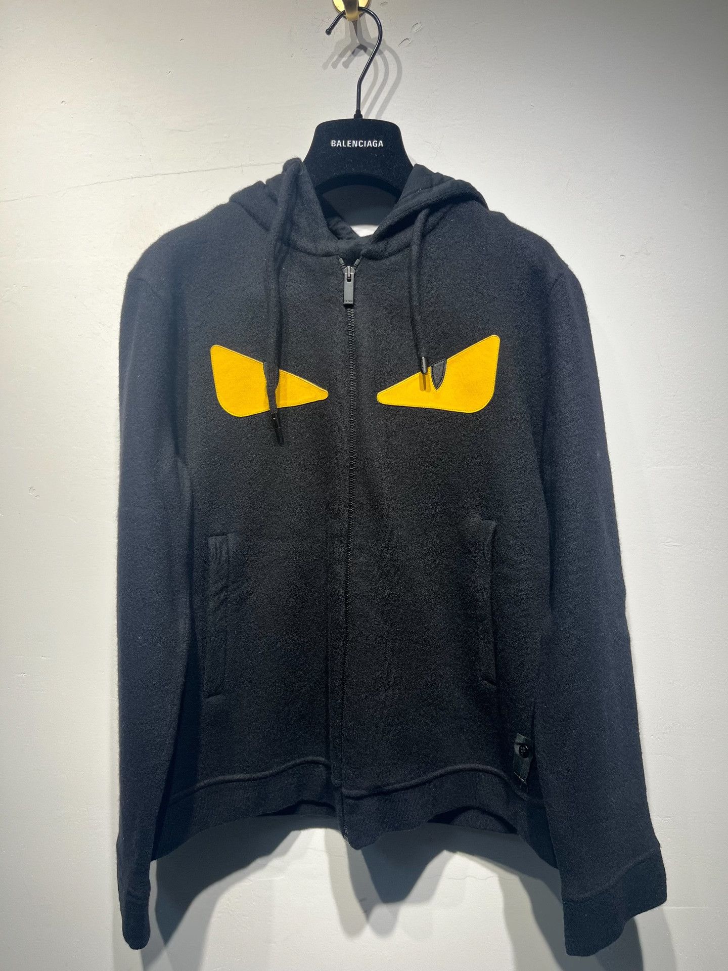 Fendi Fendi Black Hoodie 48 Men Size US XL / EU 56 / 4 - 1 Thumbnail