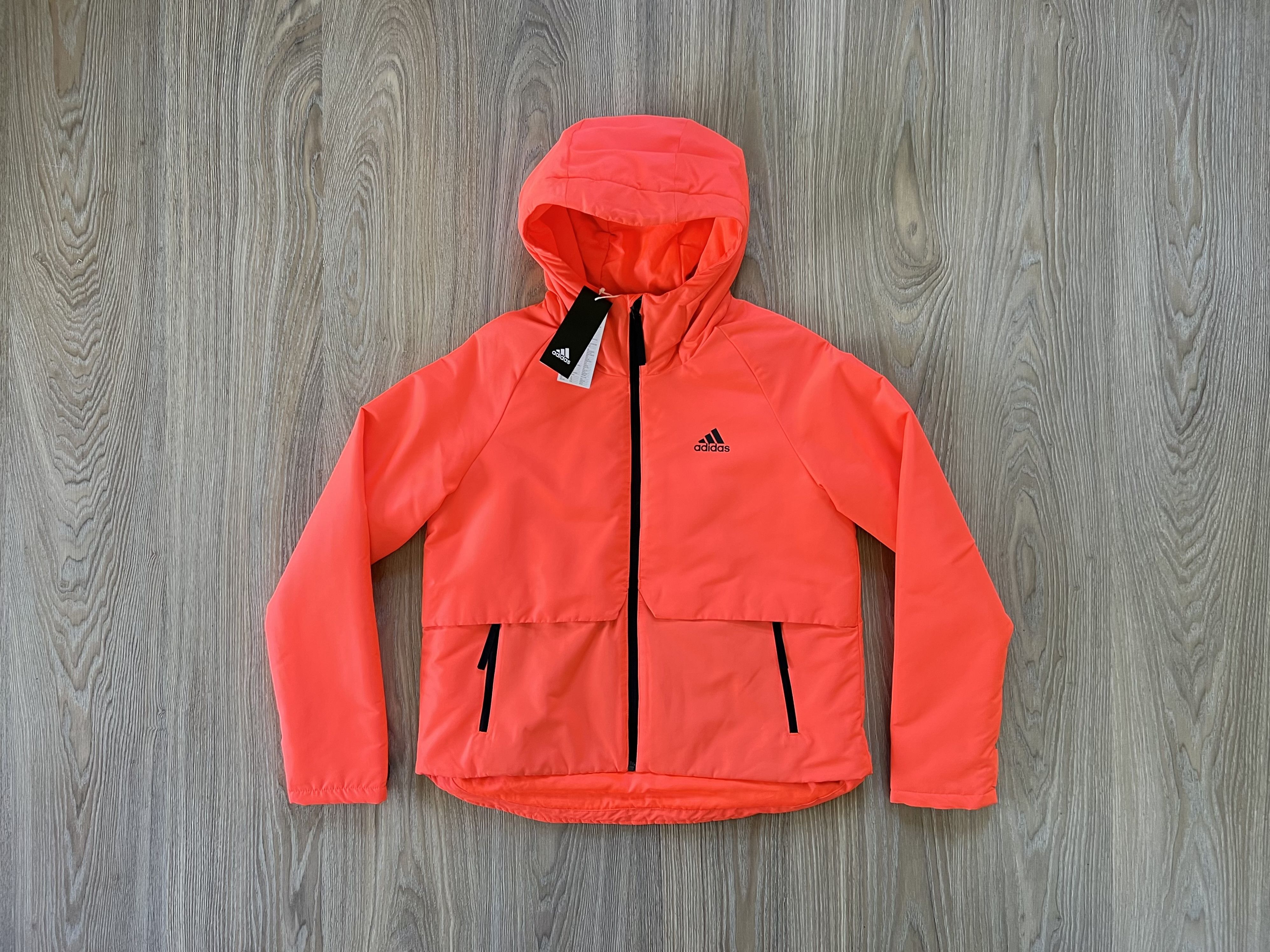 image of Adidas Women's Winter Jacket in Orange (Size Small)