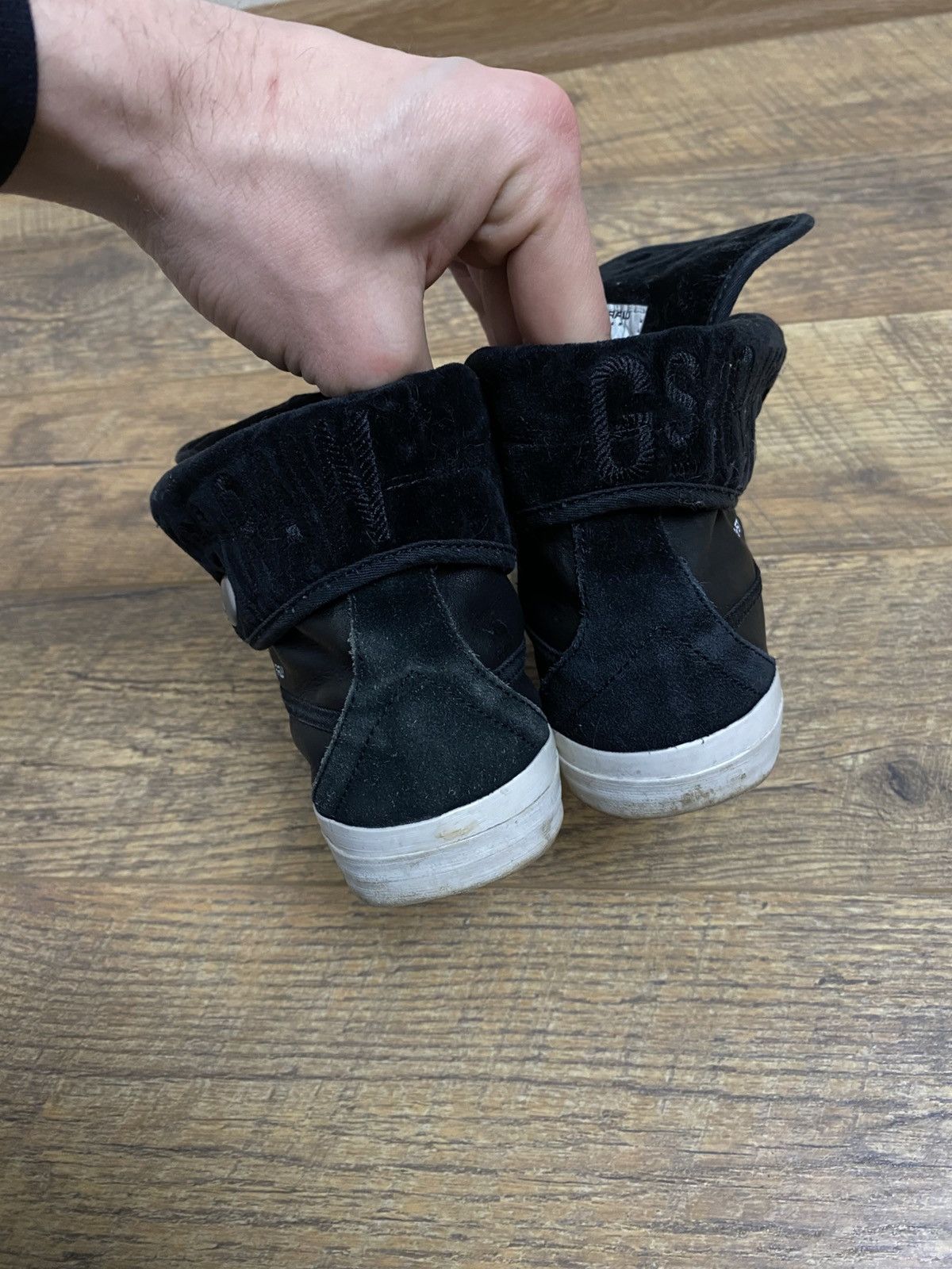 G-Star G-Star Raw Scuba High Top Sneakers Black Leather EU 37 Size US 5 / EU 37 - 3 Thumbnail