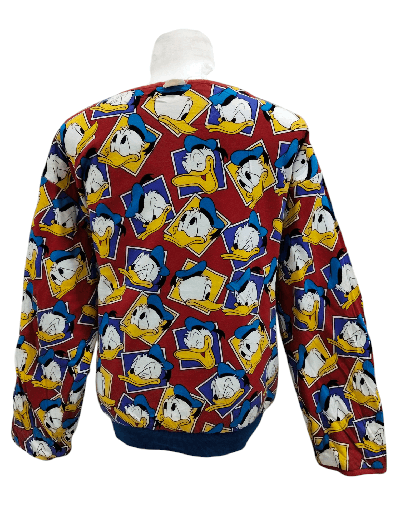 Cartoon Network × Disney × Vintage Vintage Donal Duck Fullprint Reversible Sweatshirt Size US XL / EU 56 / 4 - 3 Thumbnail